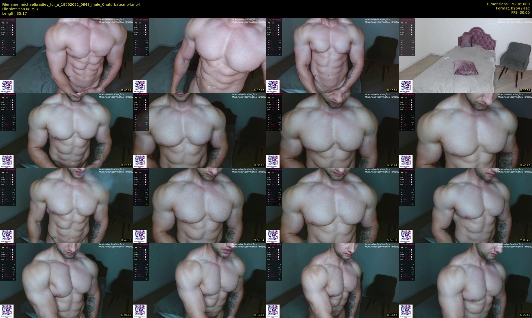 michaelbradley_for_u — 36 minute Chaturbate male cam show recording, 1080p, Jun 19, 2022