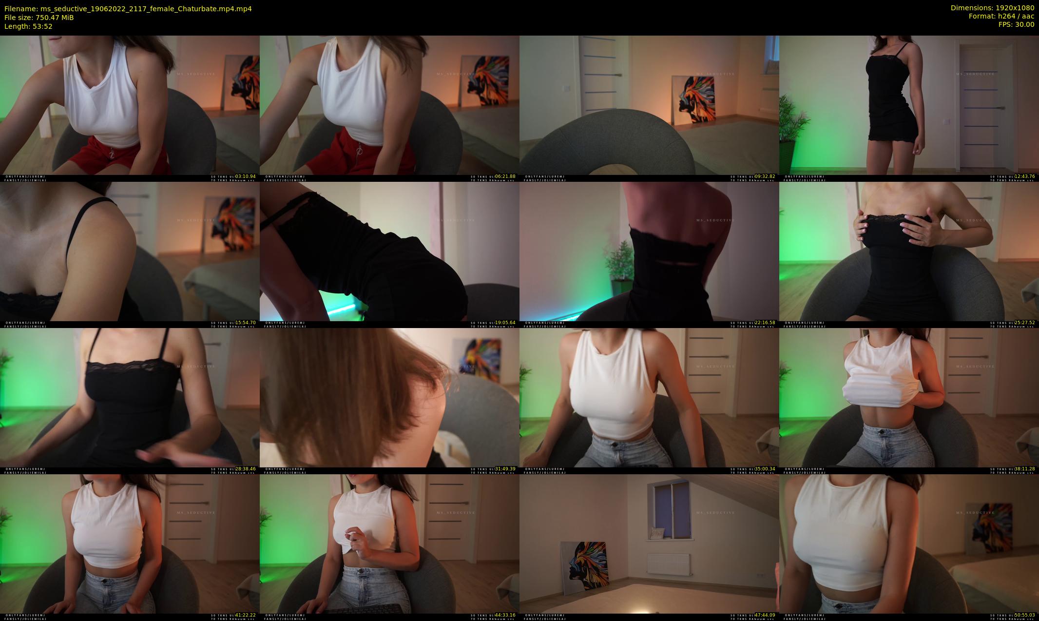 ms_seductive — 54 minute Chaturbate female cam show recording, 1080p, Jun 19, 2022