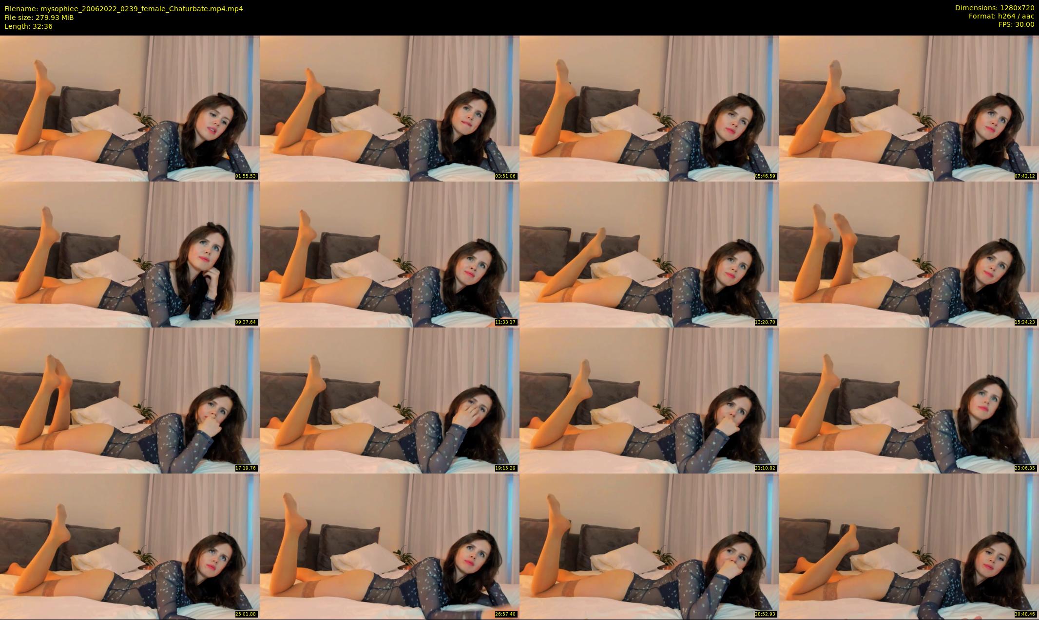 mysophiee — 33 minute Chaturbate female cam show recording, 720p, Jun 20, 2022