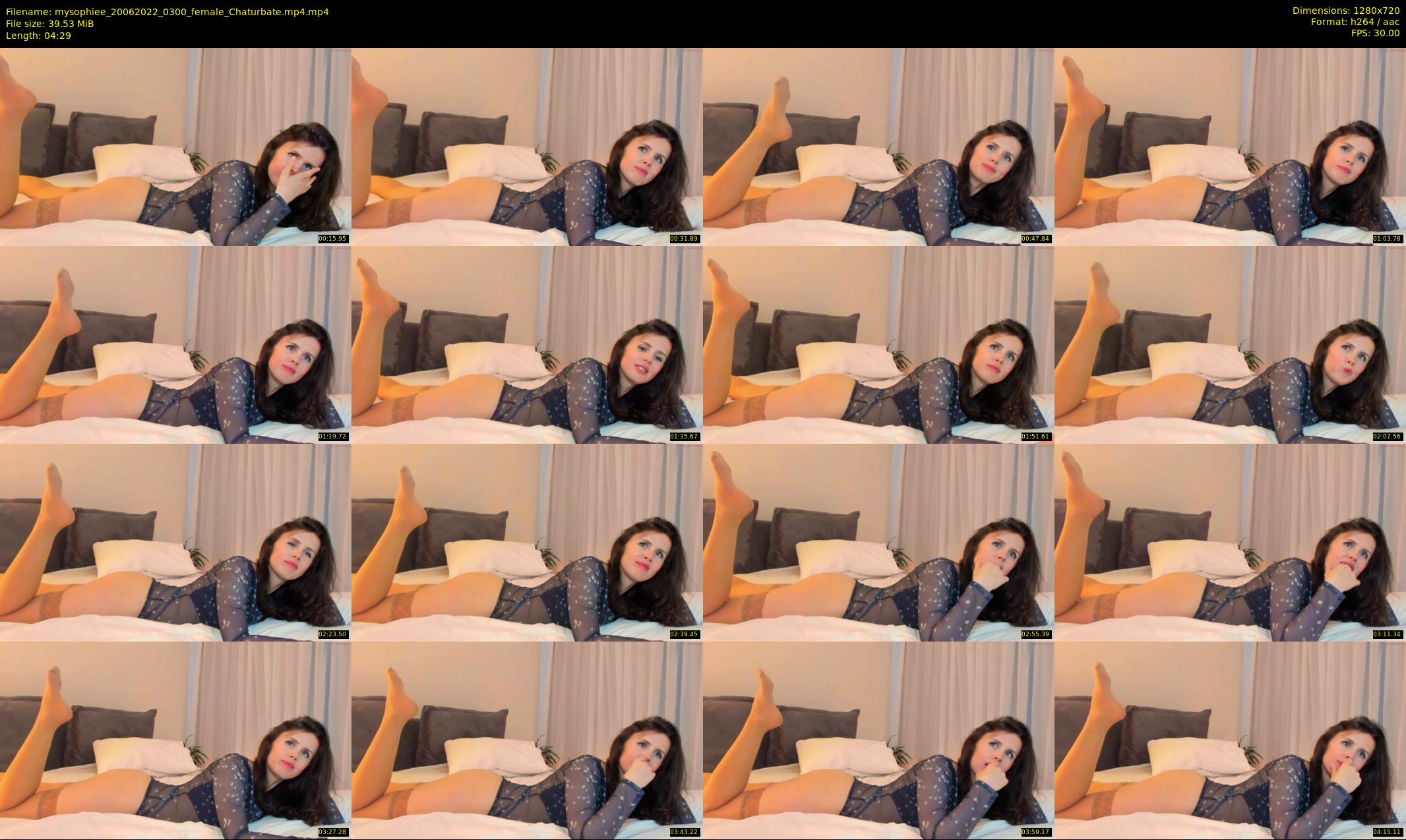 mysophiee — 5 minute Chaturbate female cam show recording, 720p, Jun 20, 2022