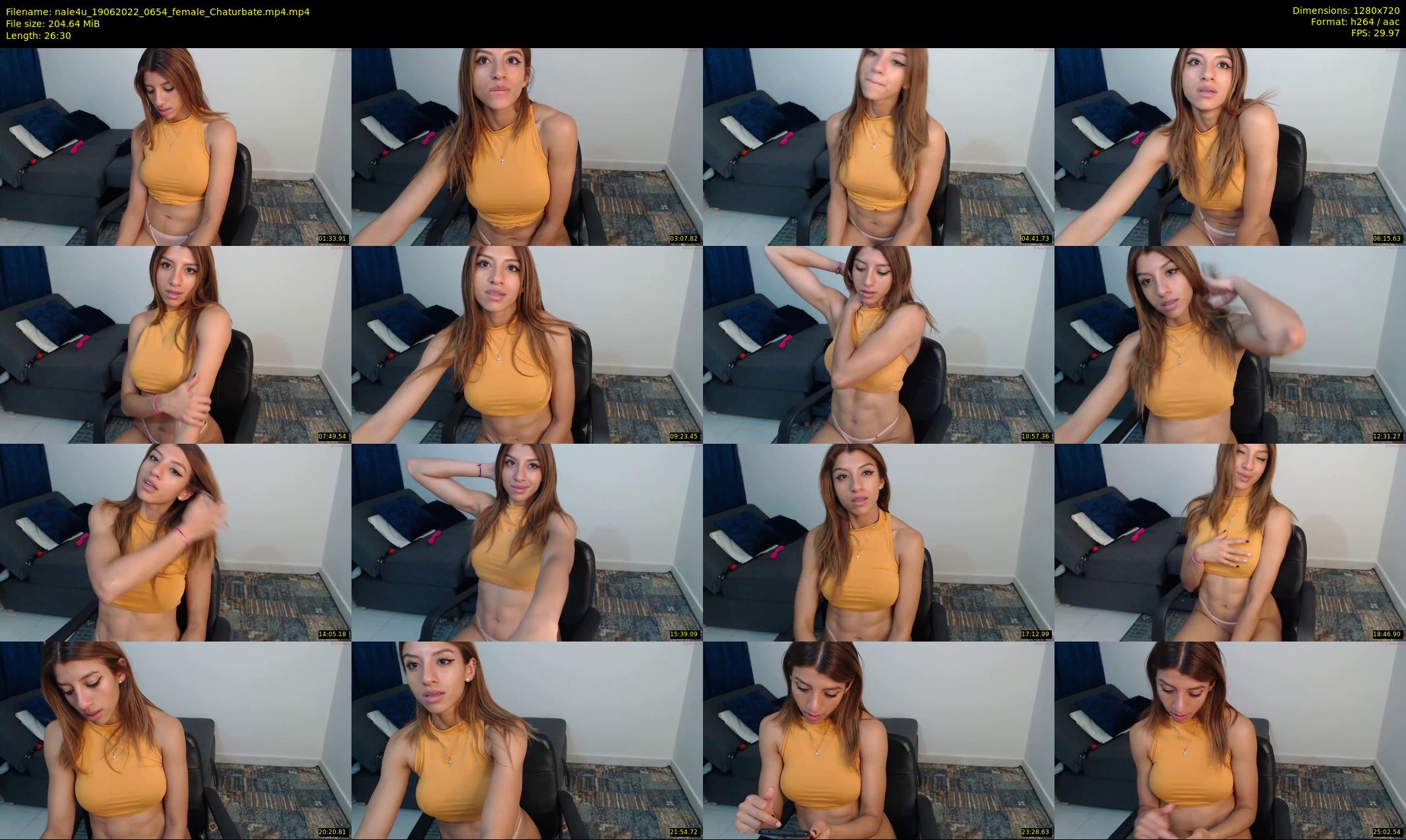 nale4u — 27 minute Chaturbate female cam show recording, 720p, Jun 19, 2022