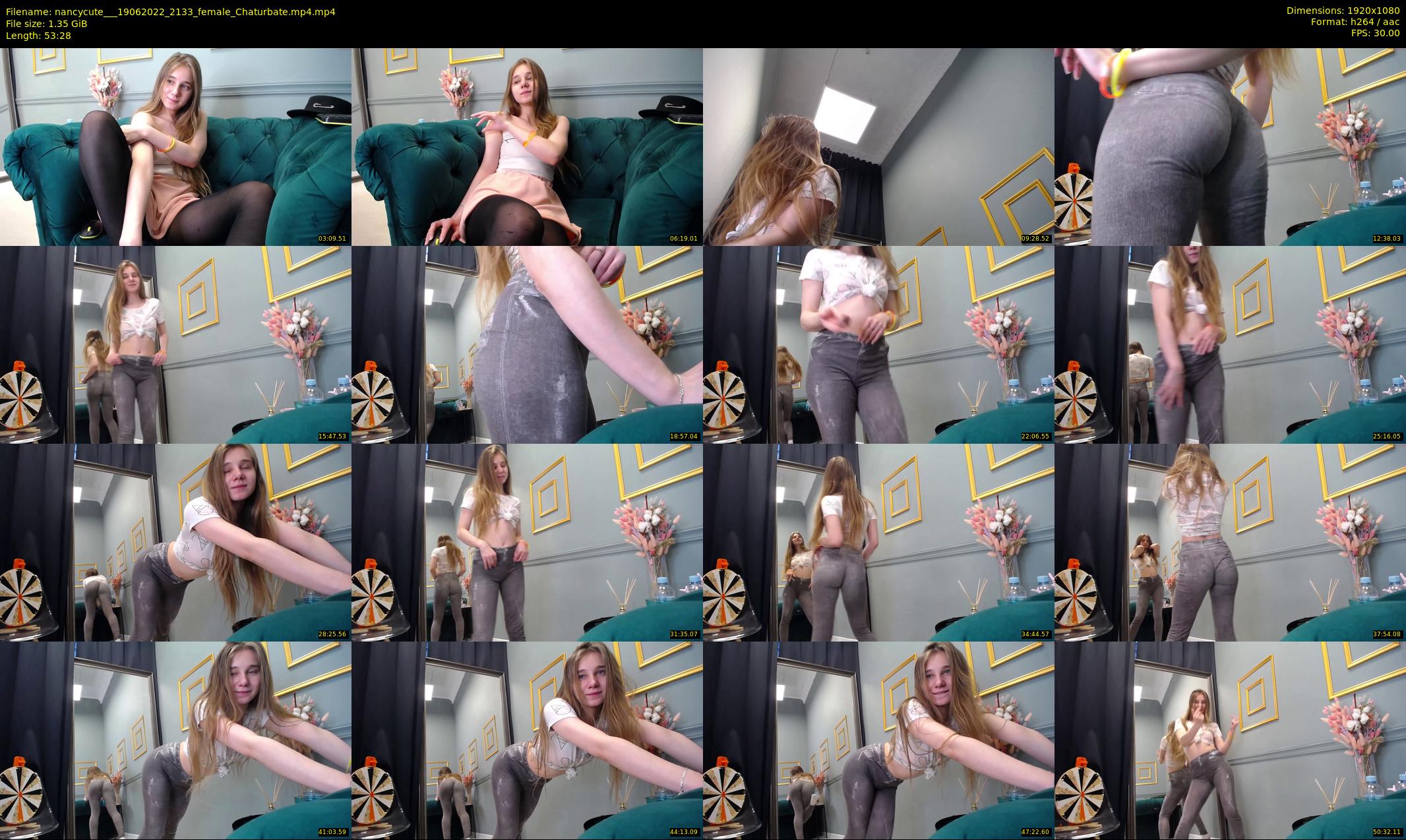 nancycute__ — 54 minute Chaturbate female cam show recording, 1080p, Jun 19, 2022
