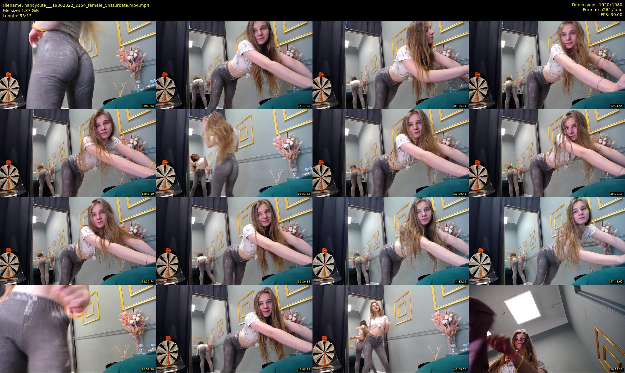 nancycute__ — 54 minute Chaturbate female cam show recording, 1080p, Jun 19, 2022