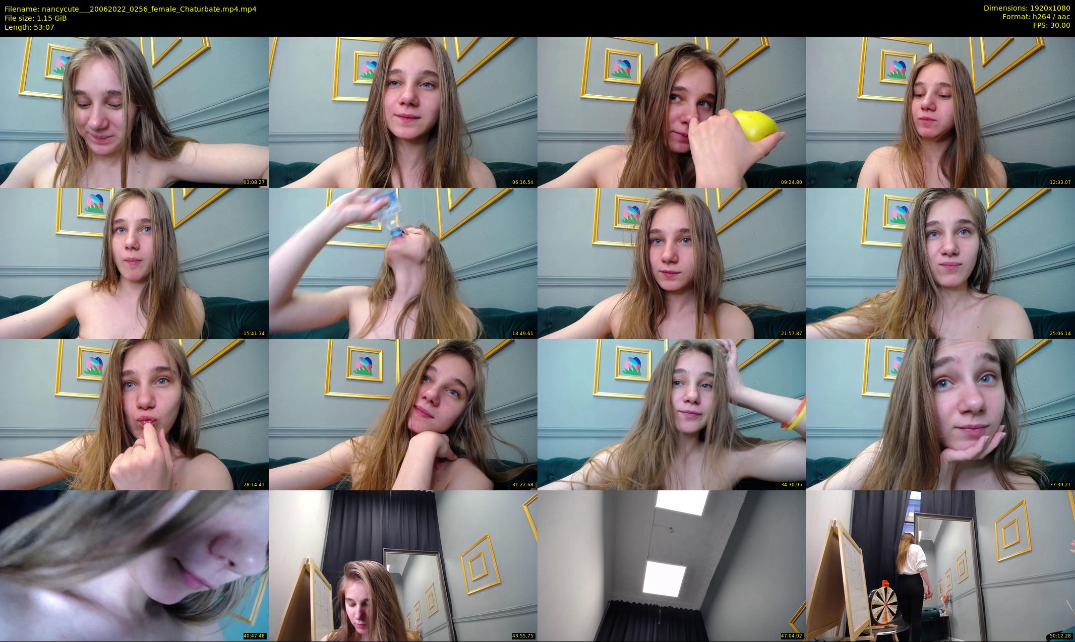 nancycute__ — 54 minute Chaturbate female cam show recording, 1080p, Jun 20, 2022