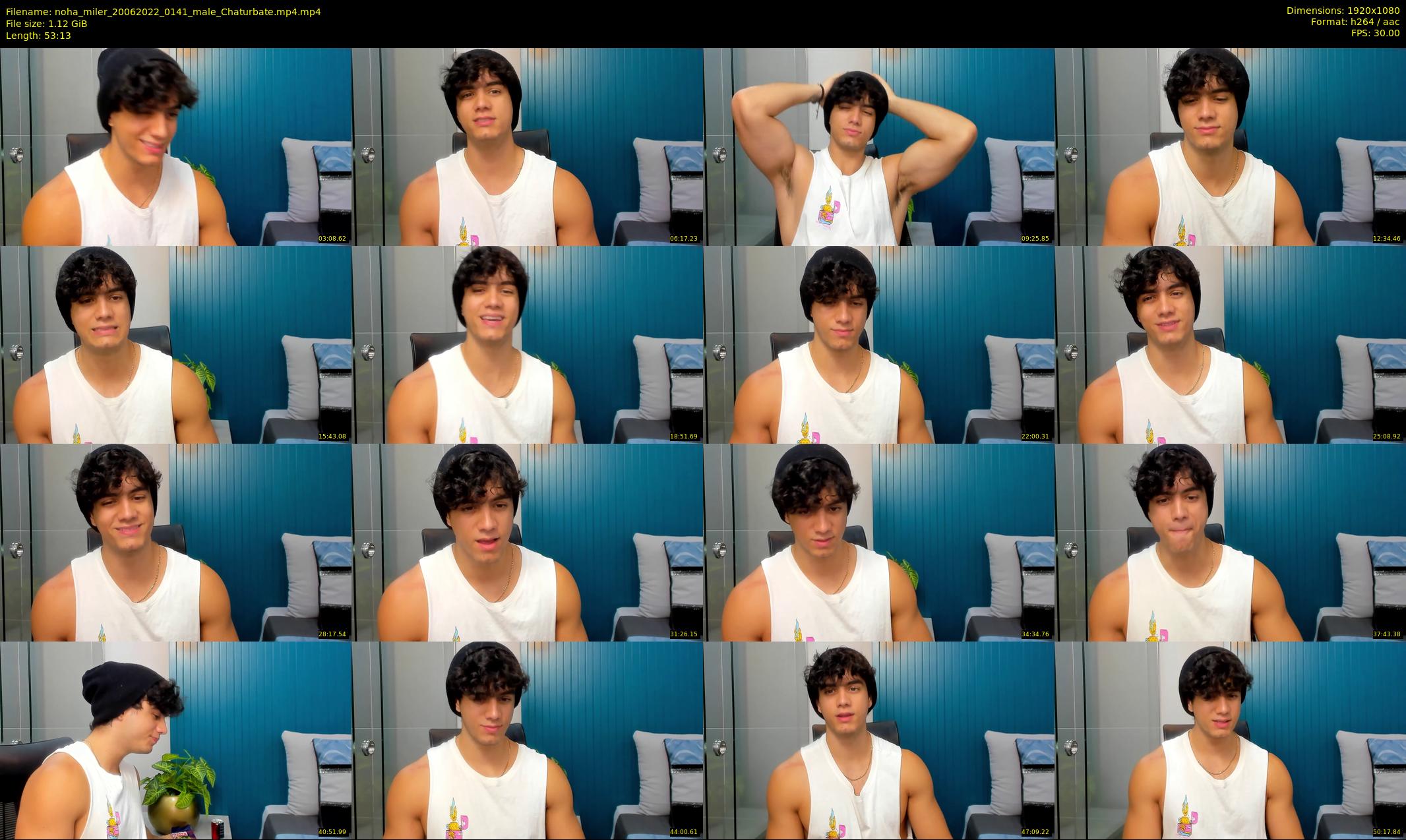 noha_miler — 54 minute Chaturbate male cam show recording, 1080p, Jun 20, 2022