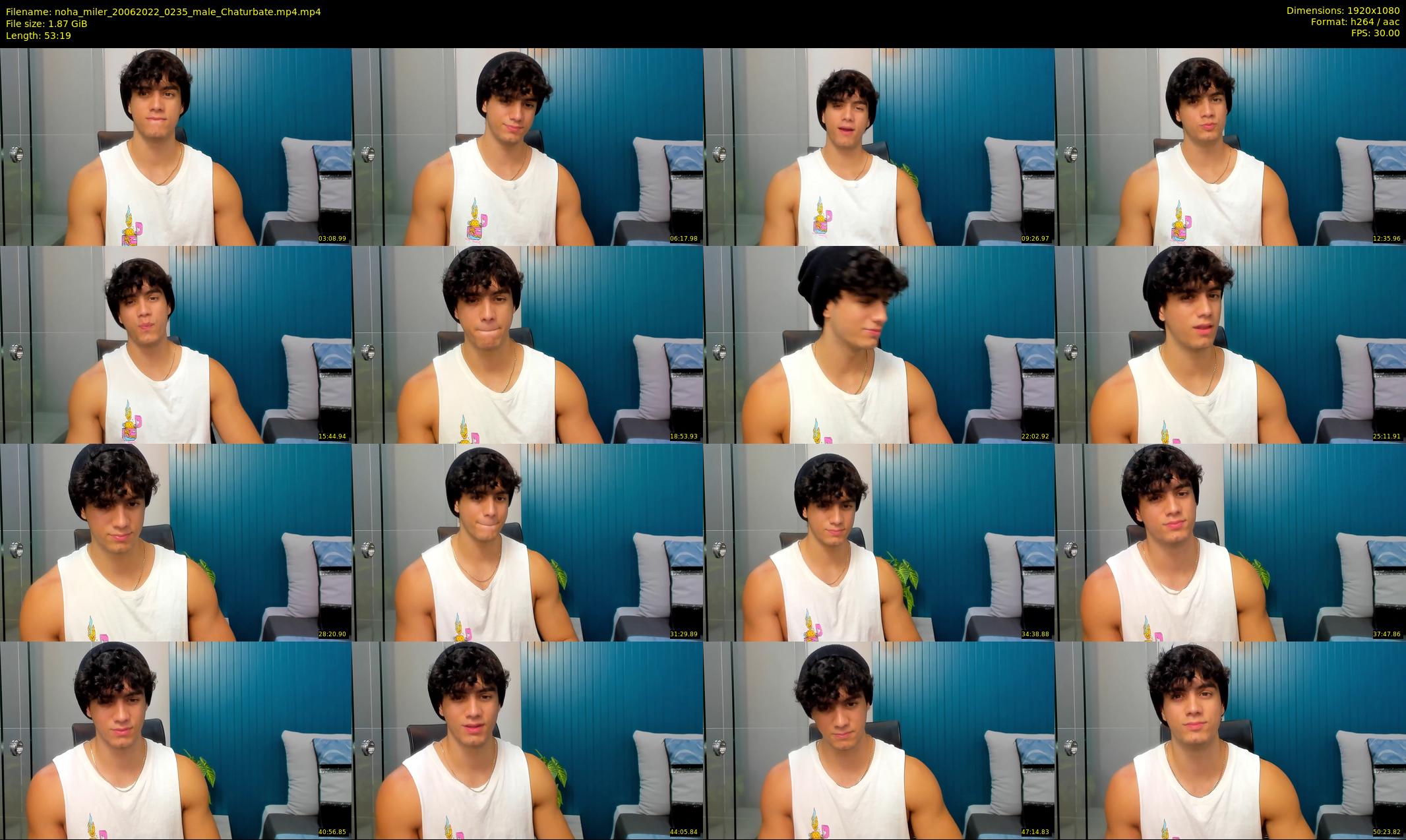 noha_miler — 54 minute Chaturbate male cam show recording, 1080p, Jun 20, 2022