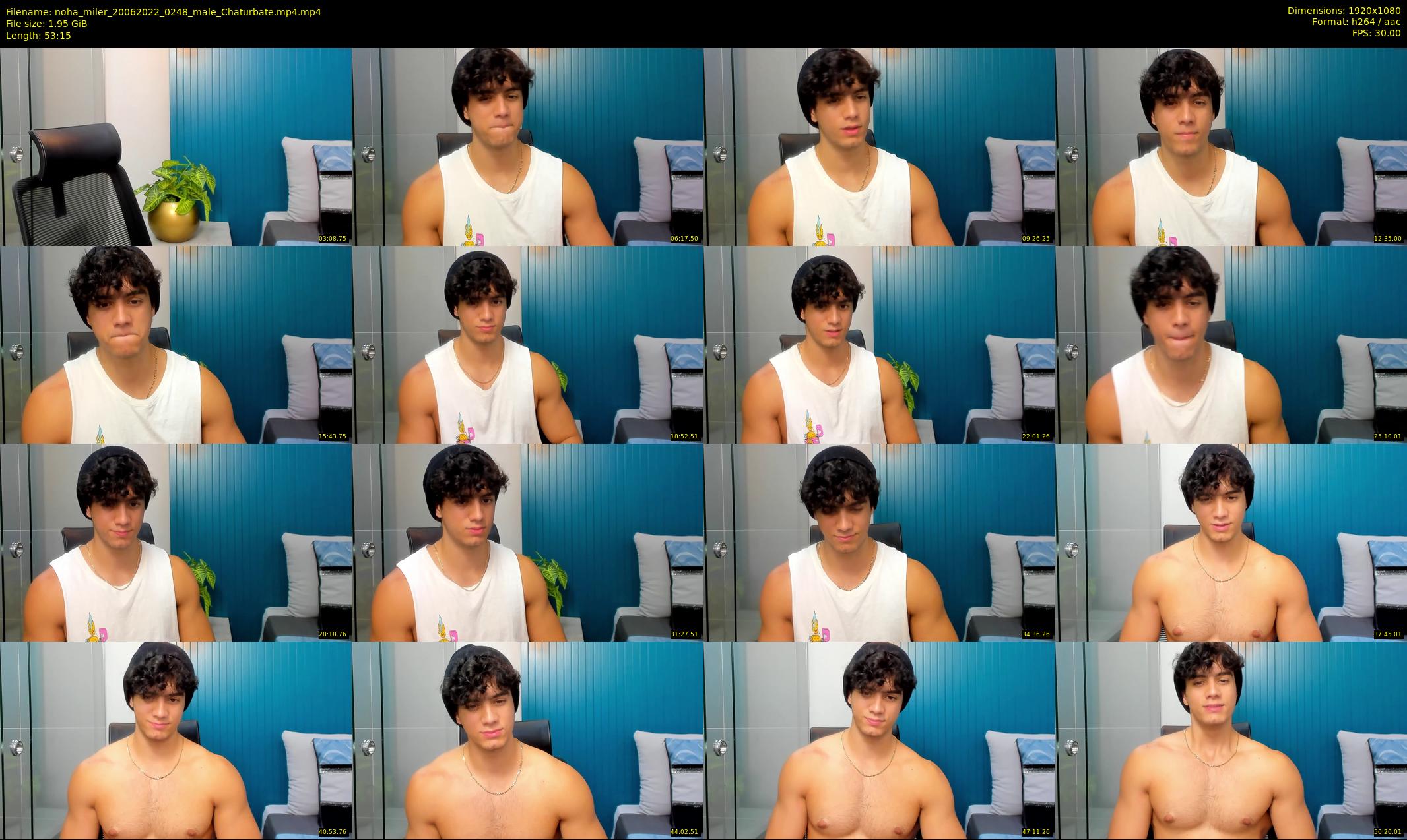 noha_miler — 54 minute Chaturbate male cam show recording, 1080p, Jun 20, 2022