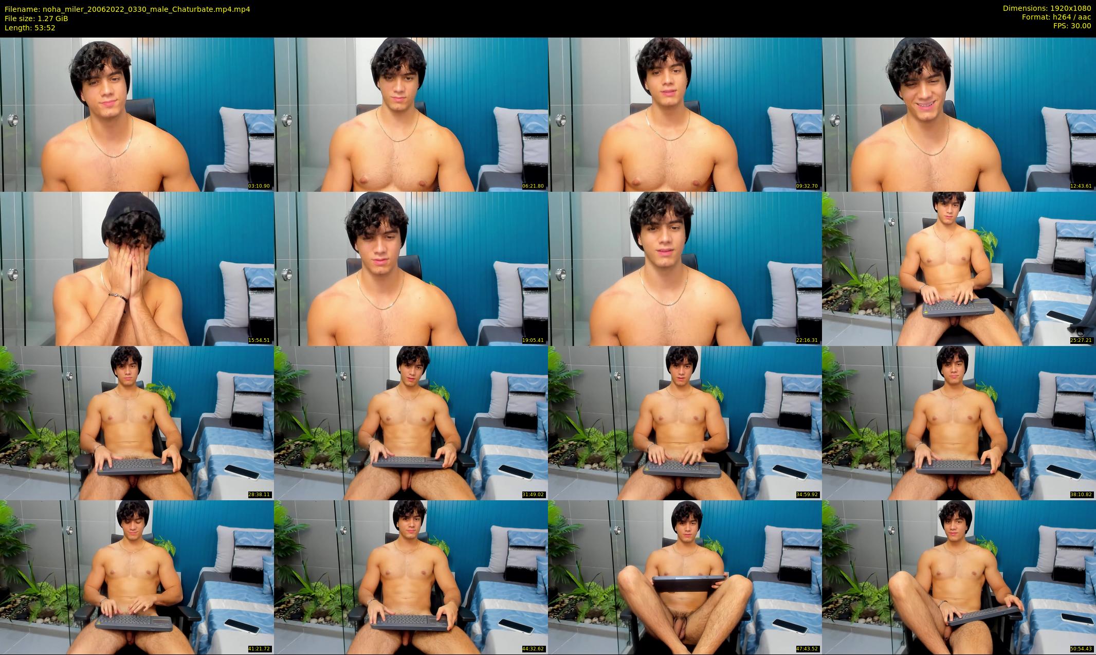 noha_miler — 54 minute Chaturbate male cam show recording, 1080p, Jun 20, 2022