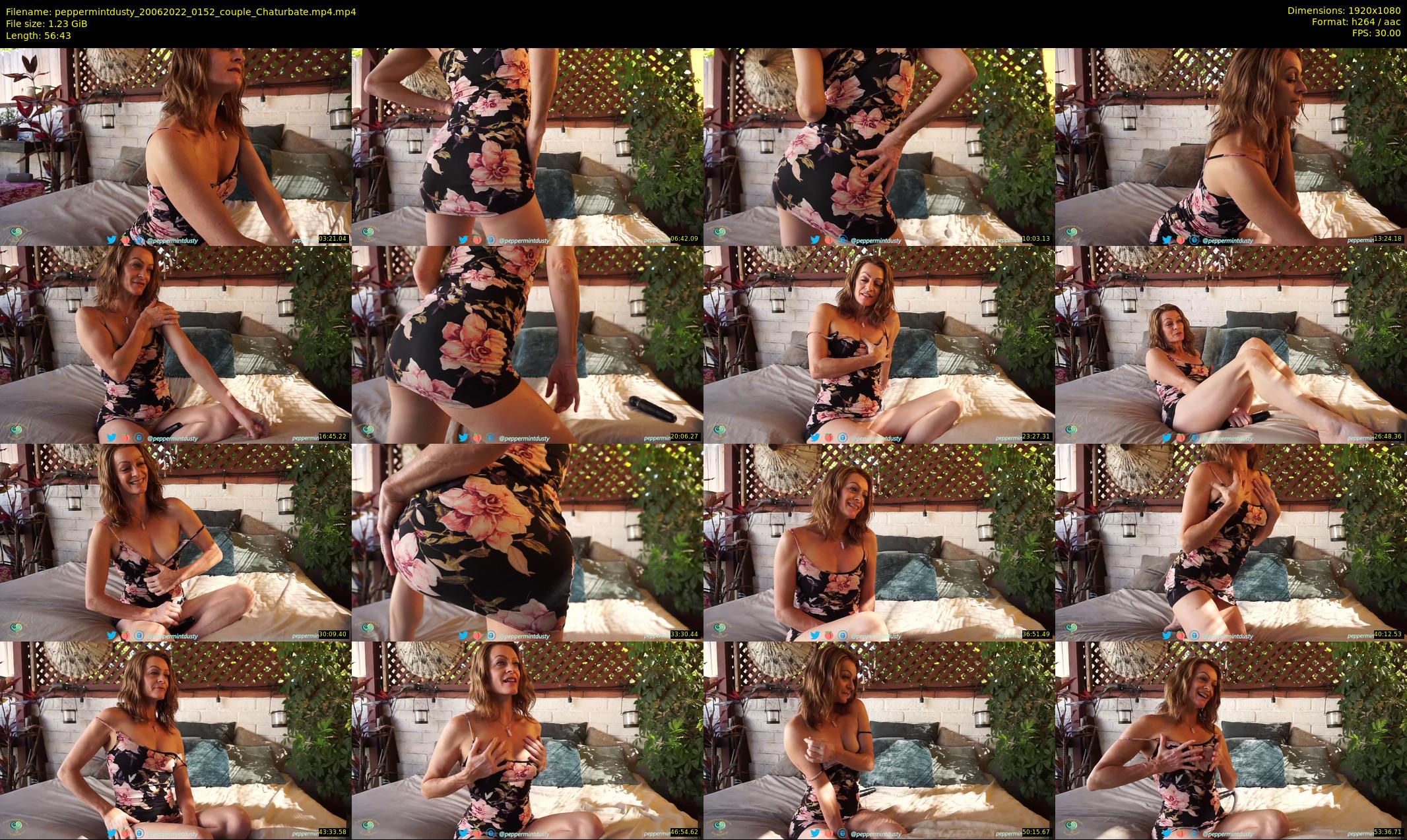 peppermintdusty — 57 minute Chaturbate couple cam show recording, 1080p, Jun 20, 2022