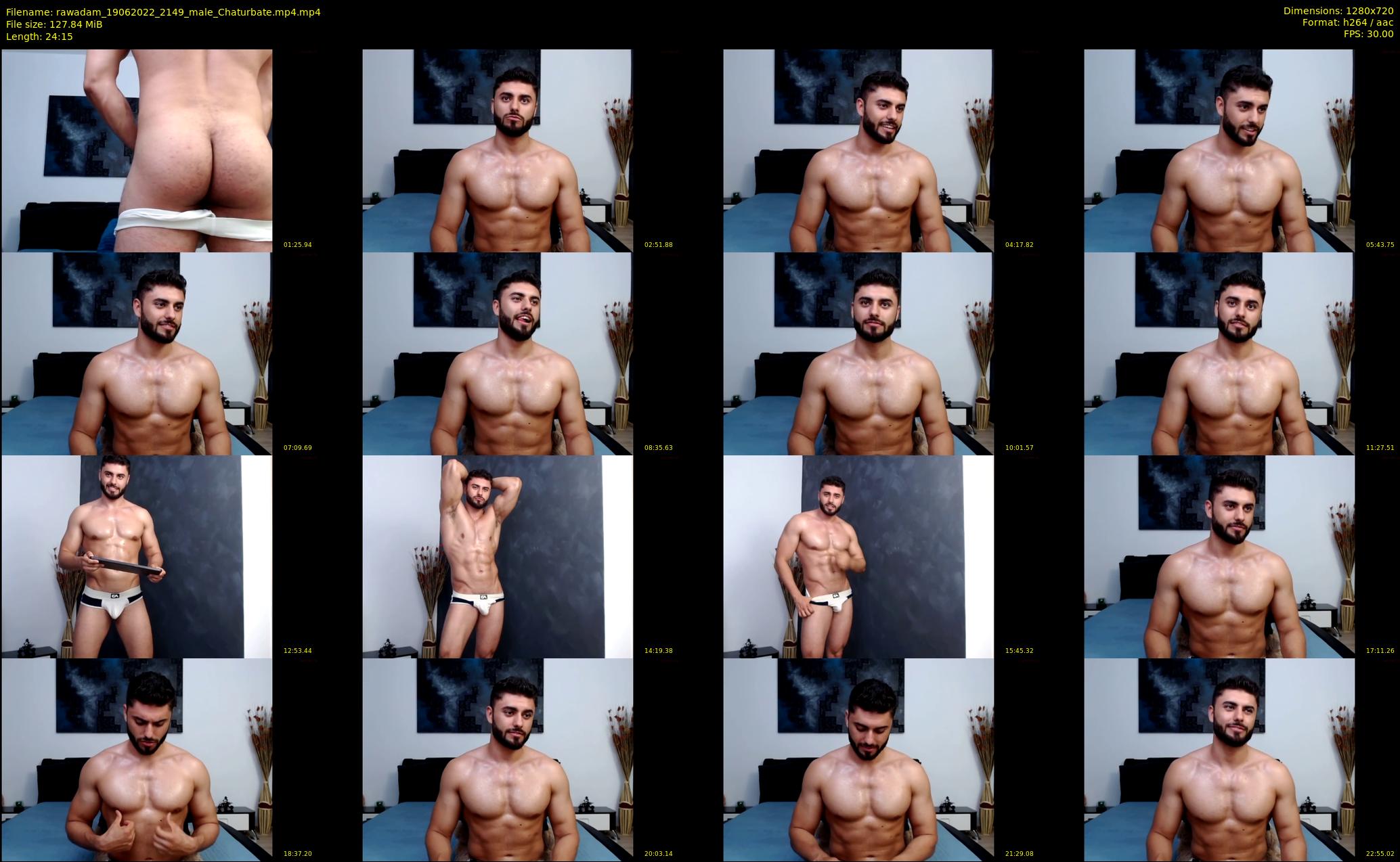 rawadam — 25 minute Chaturbate male cam show recording, 720p, Jun 19, 2022