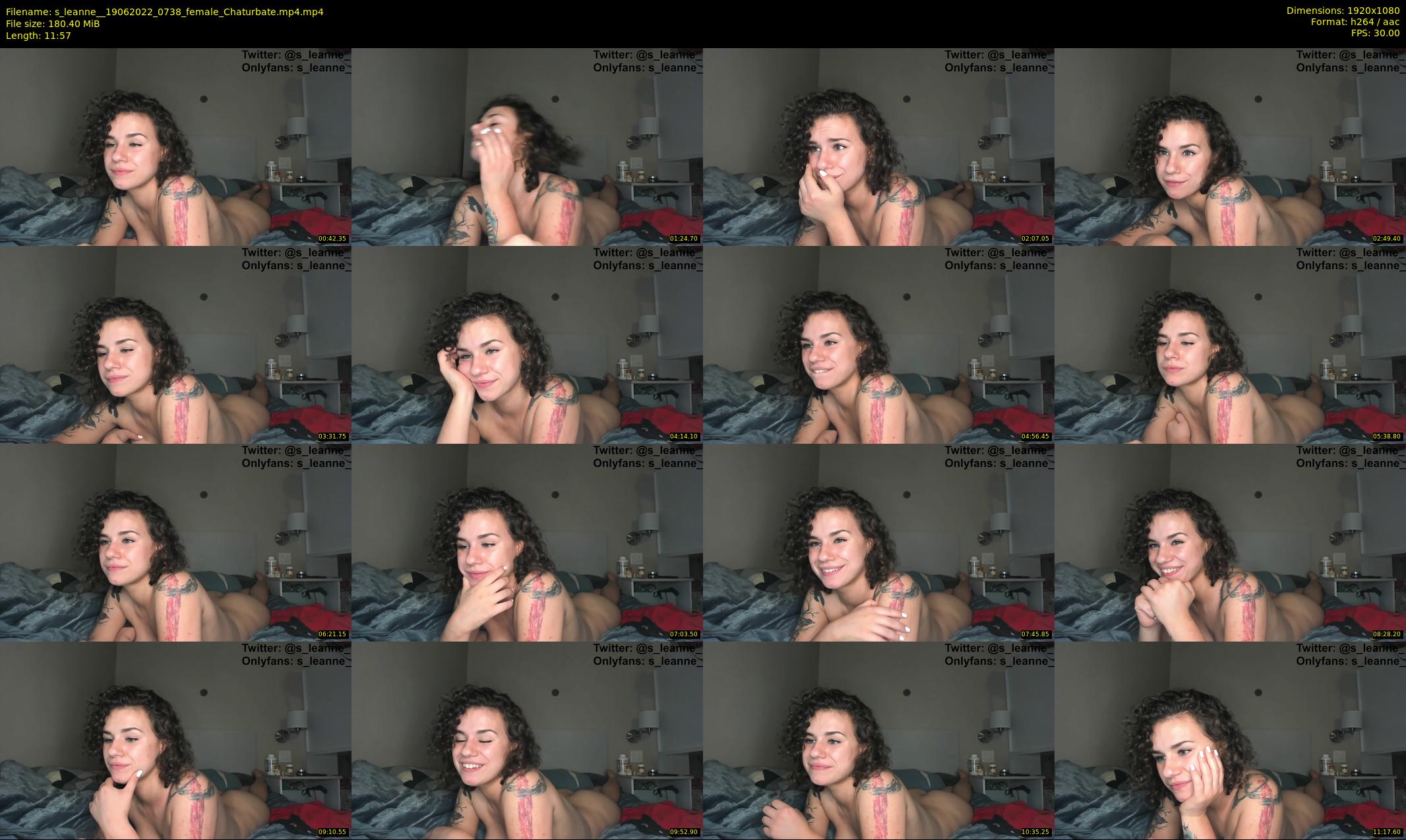 s_leanne_ — 12 minute Chaturbate female cam show recording, 1080p, Jun 19, 2022