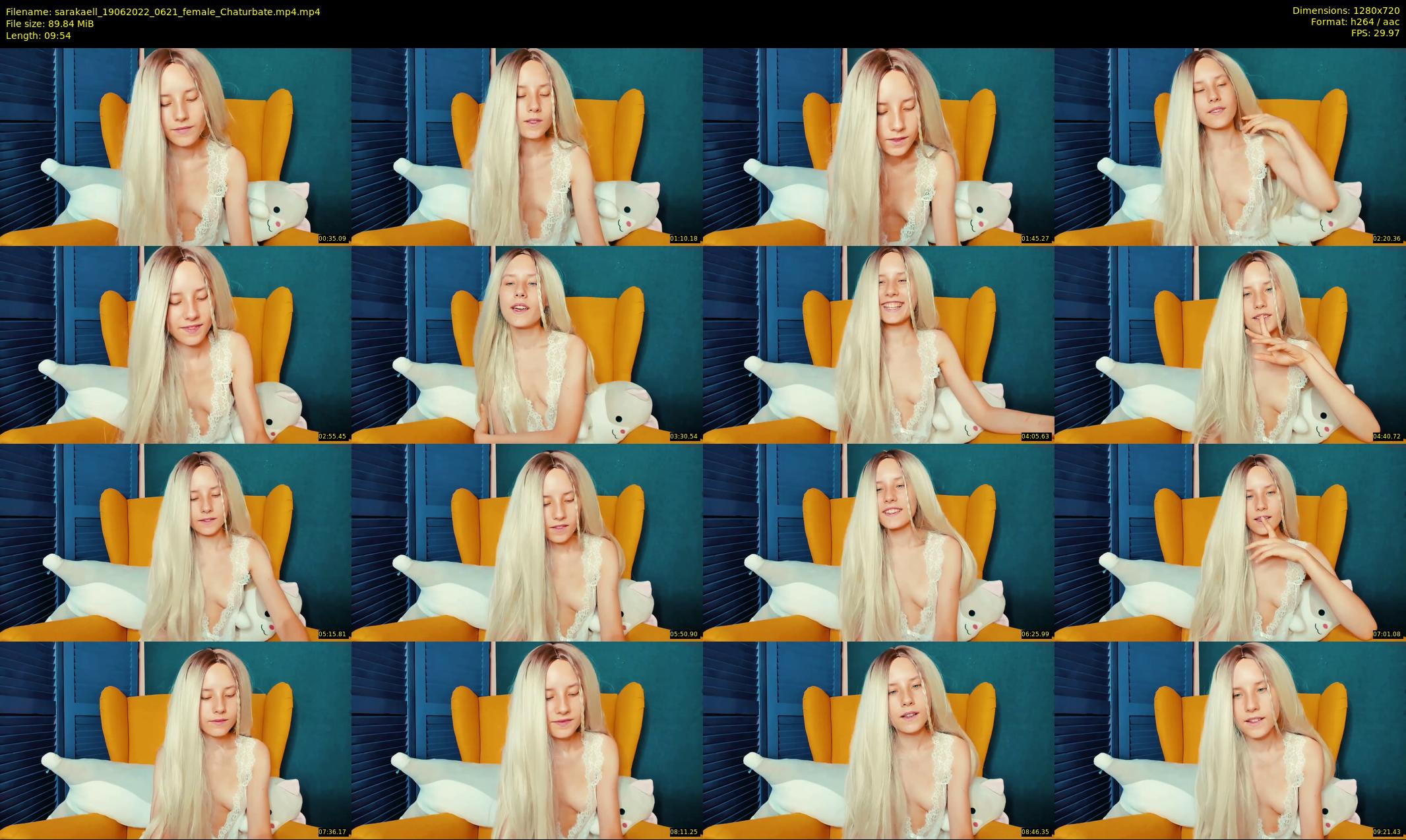 sarakaell — 10 minute Chaturbate female cam show recording, 720p, Jun 19, 2022
