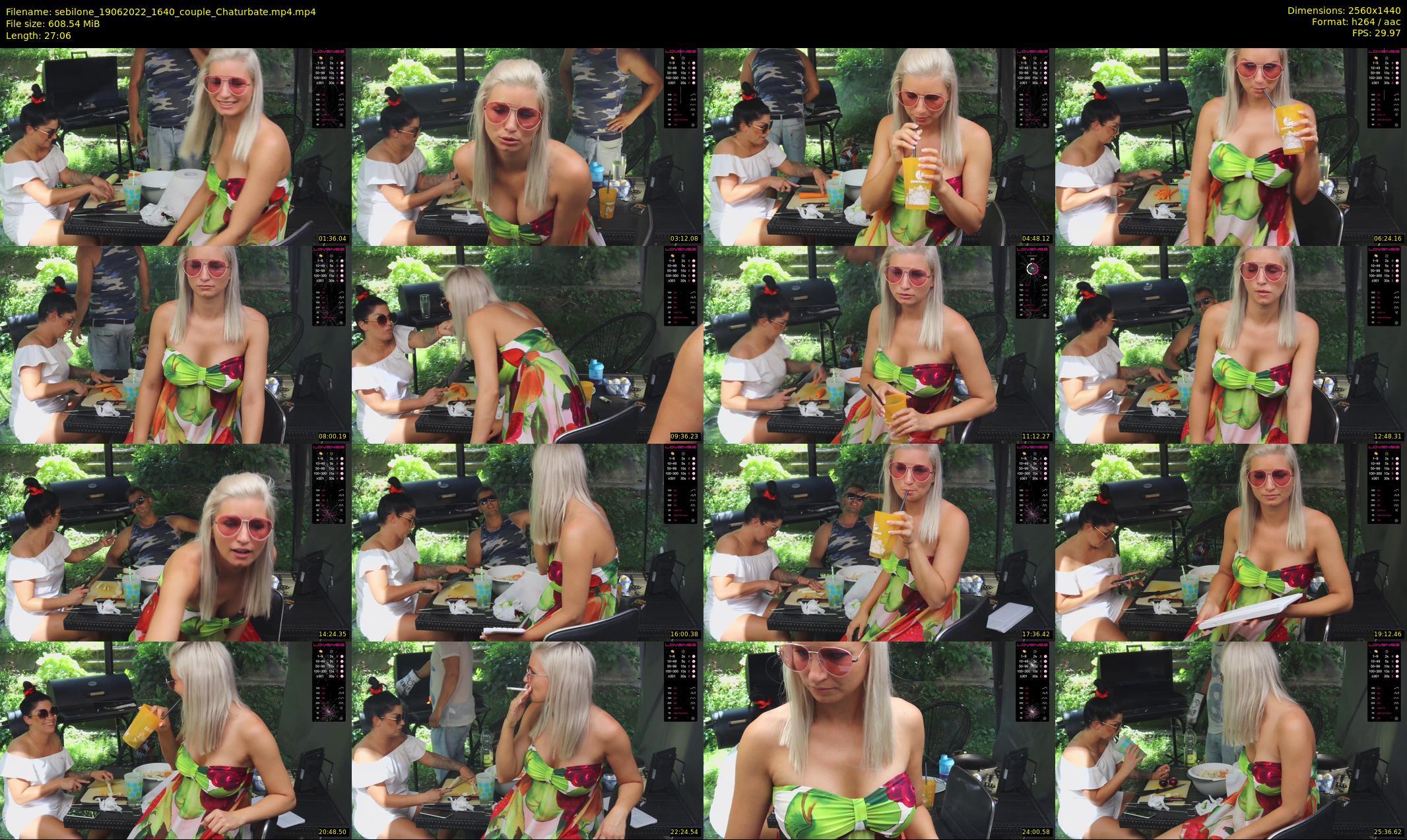 sebilone — 28 minute Chaturbate couple cam show recording, 1080p, Jun 19, 2022