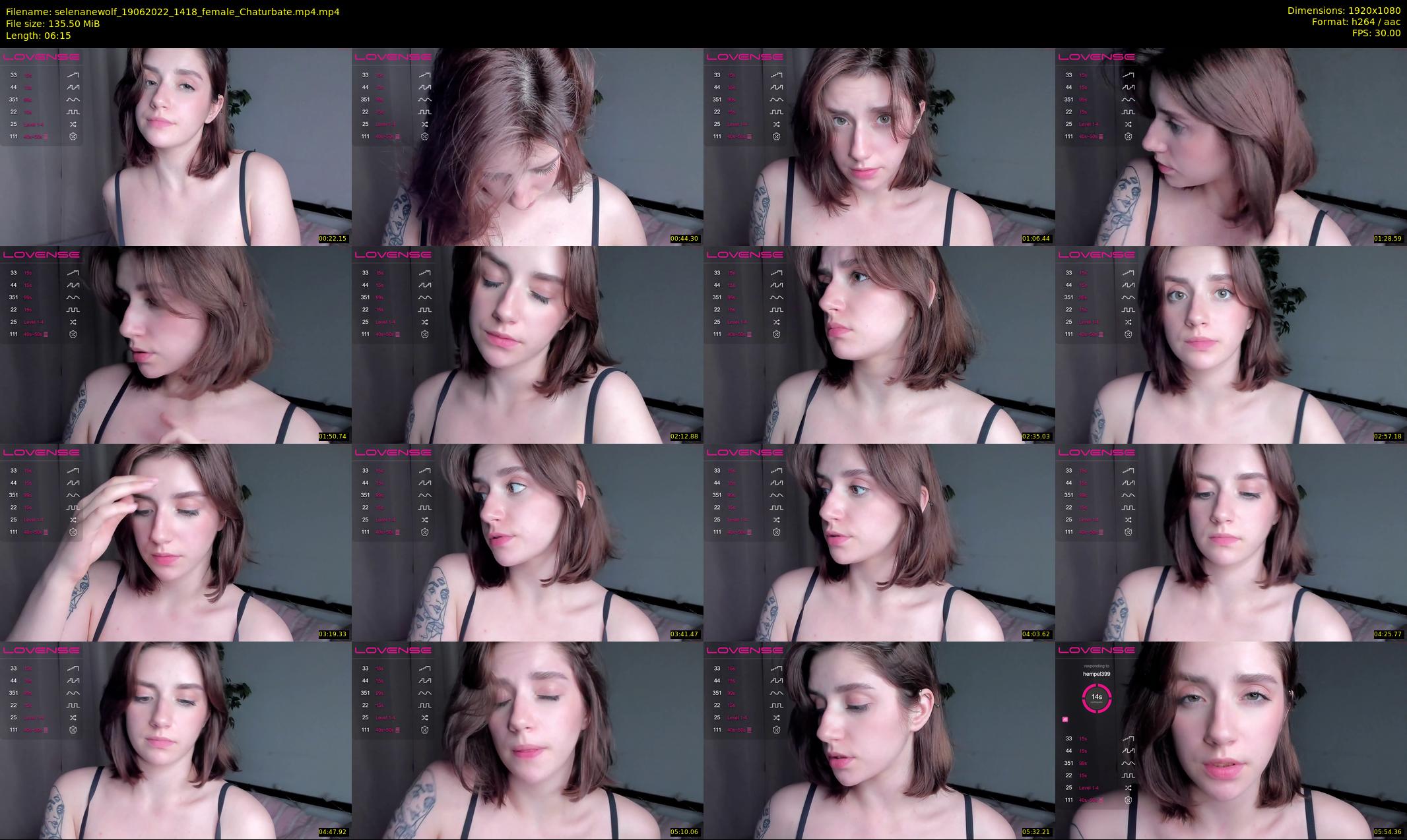selenanewolf — 7 minute Chaturbate couple cam show recording, 1080p, Jun 19, 2022