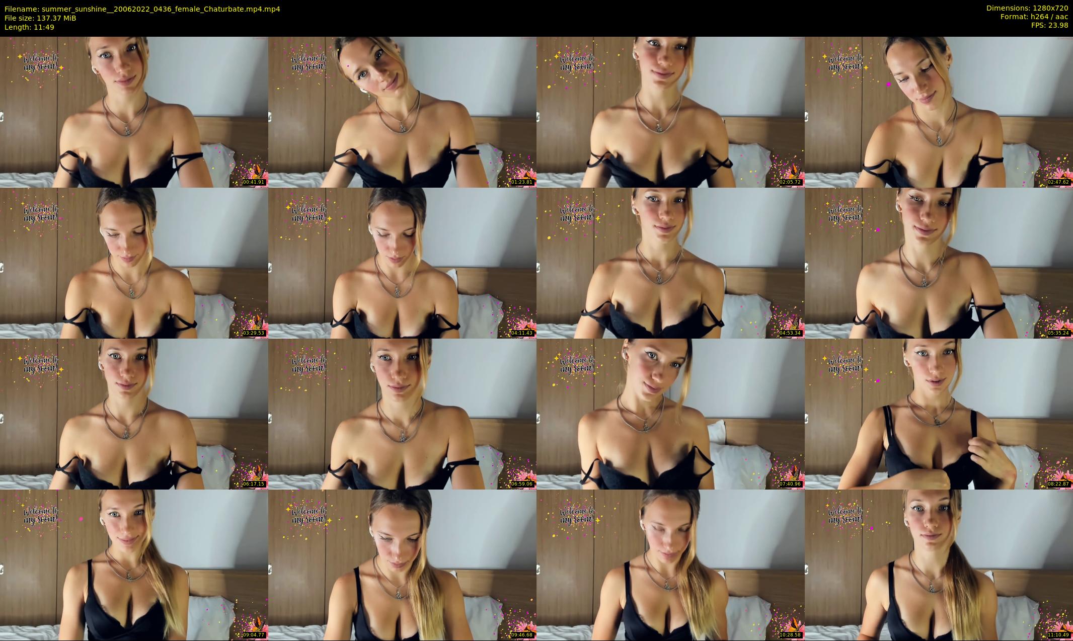 summer_sunshine_ — 12 minute Chaturbate female cam show recording, 720p, Jun 20, 2022