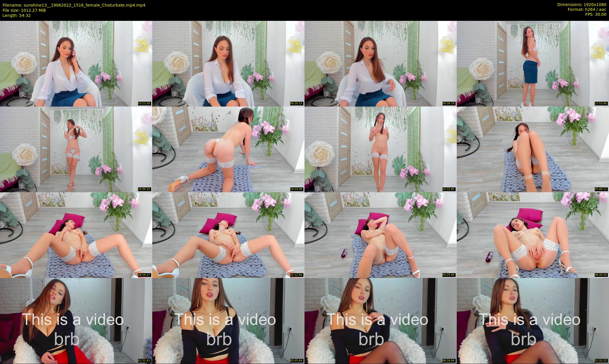 sunshine13_ — 55 minute Chaturbate female cam show recording, 1080p, Jun 19, 2022