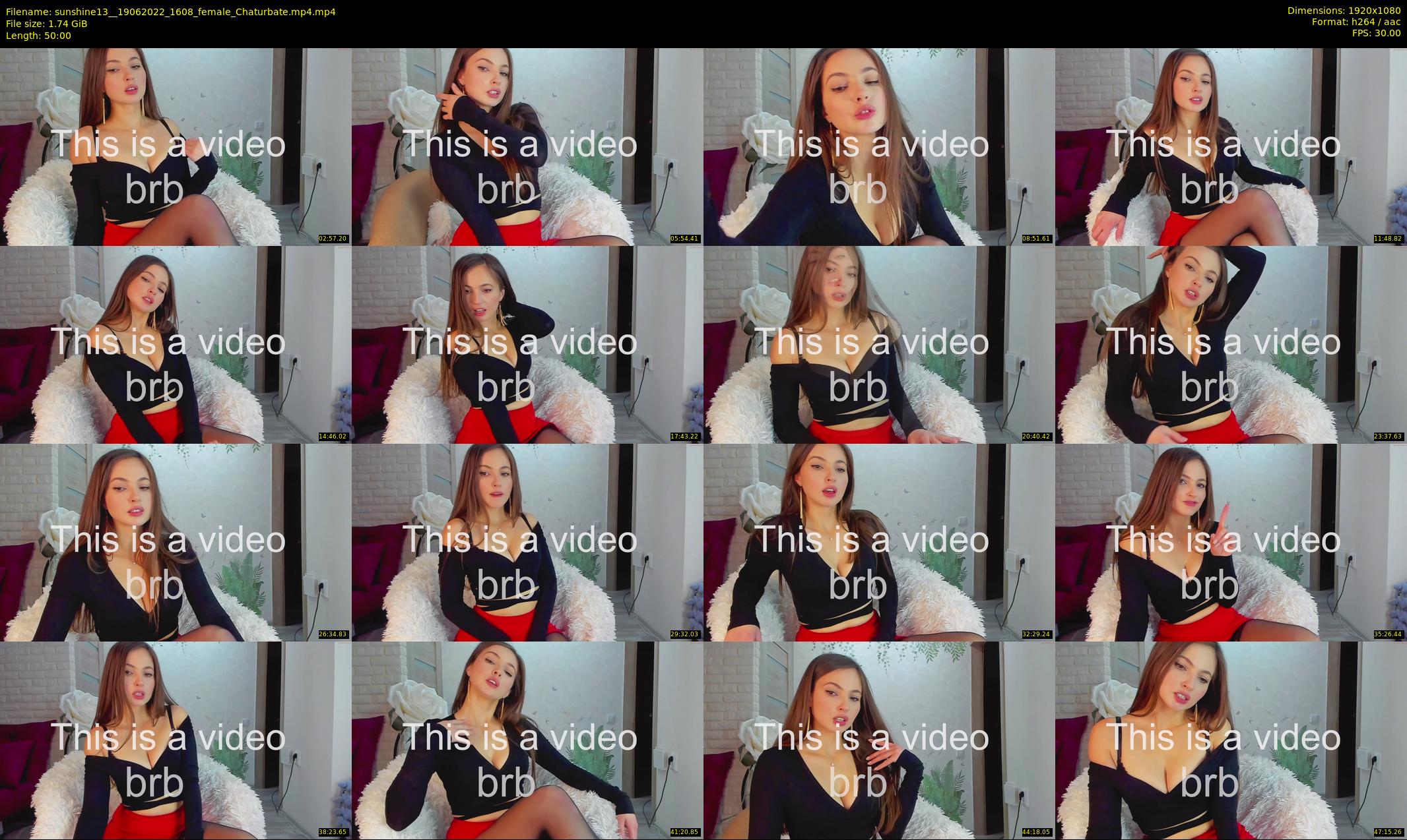 sunshine13_ — 50 minute Chaturbate female cam show recording, 1080p, Jun 19, 2022
