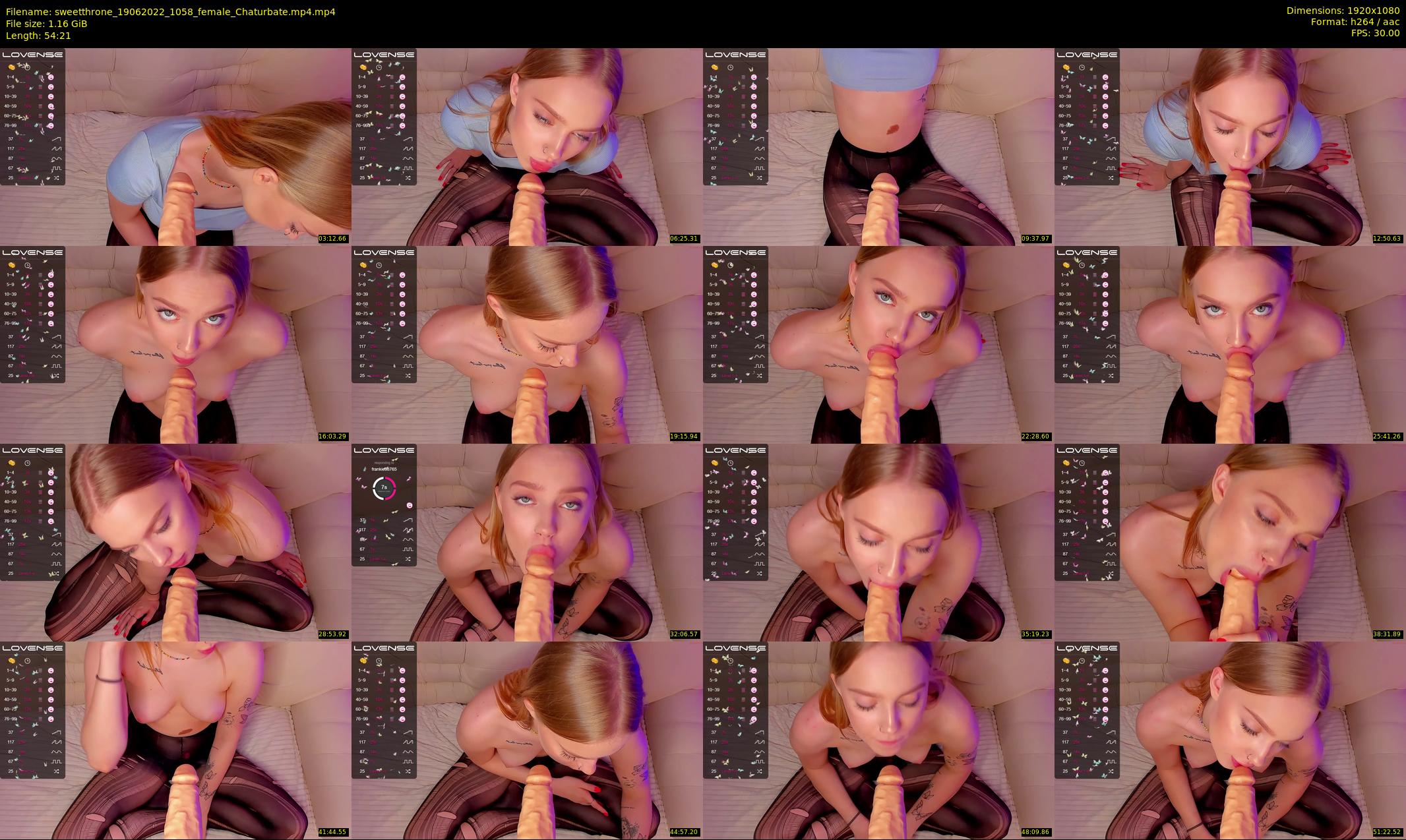 sweetthrone — 55 minute Chaturbate couple cam show recording, 1080p, Jun 19, 2022