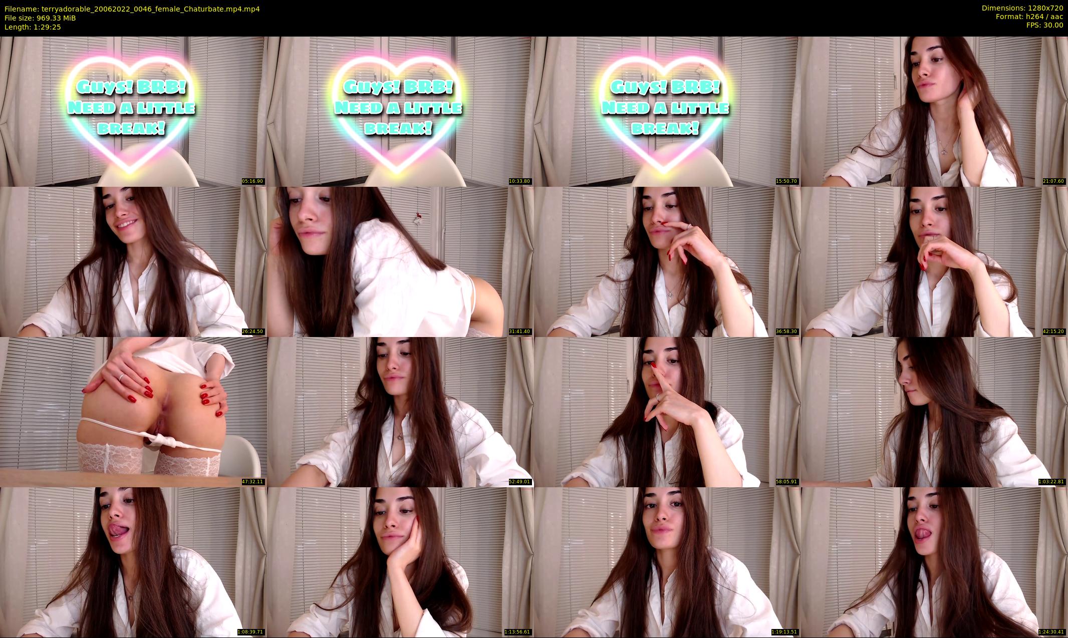 terryadorable — 90 minute Chaturbate female cam show recording, 720p, Jun 20, 2022