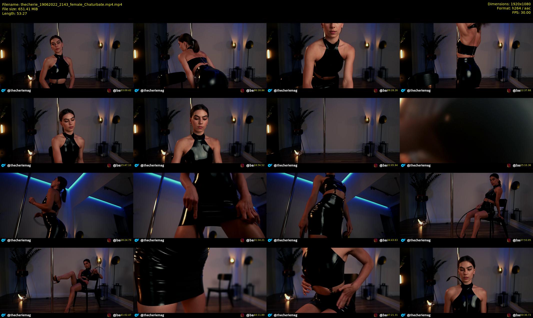 thecherie — 54 minute Chaturbate female cam show recording, 1080p, Jun 19, 2022