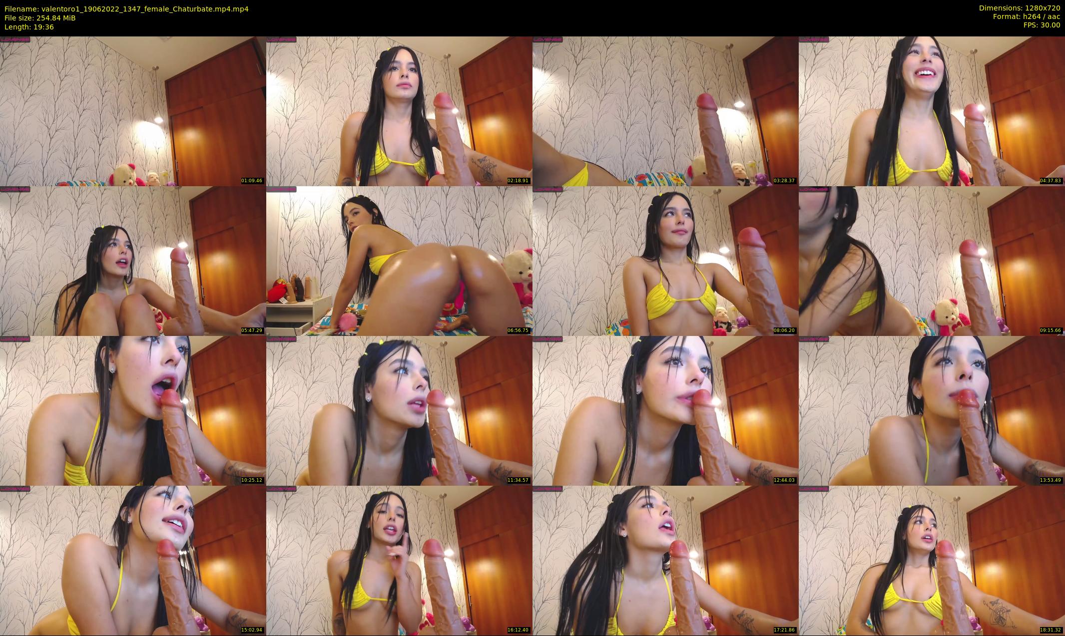valentoro1 — 20 minute Chaturbate female cam show recording, 720p, Jun 19, 2022