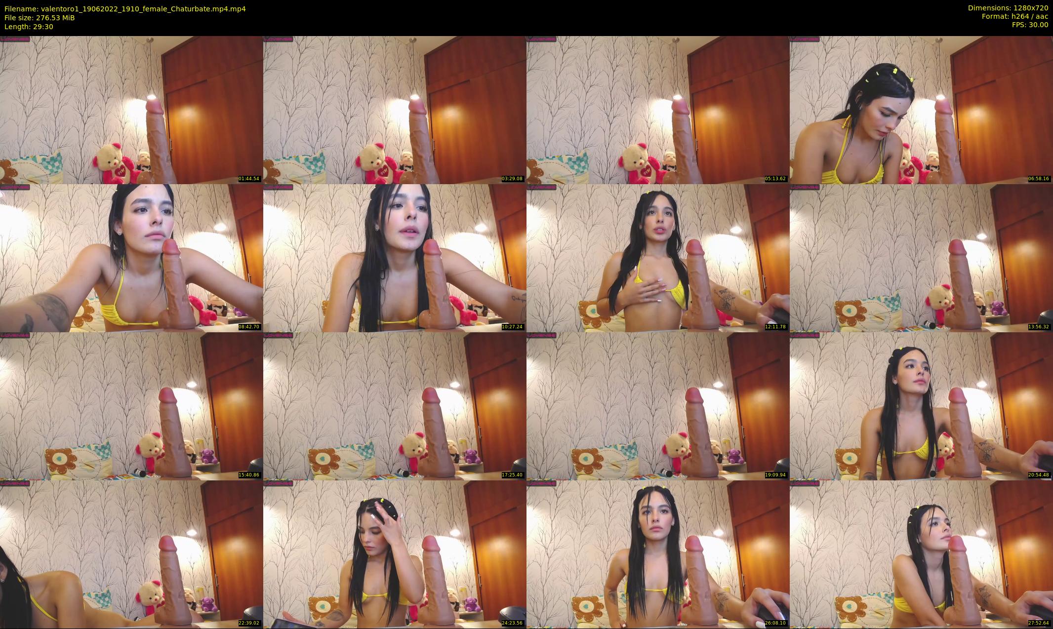 valentoro1 — 30 minute Chaturbate female cam show recording, 720p, Jun 19, 2022