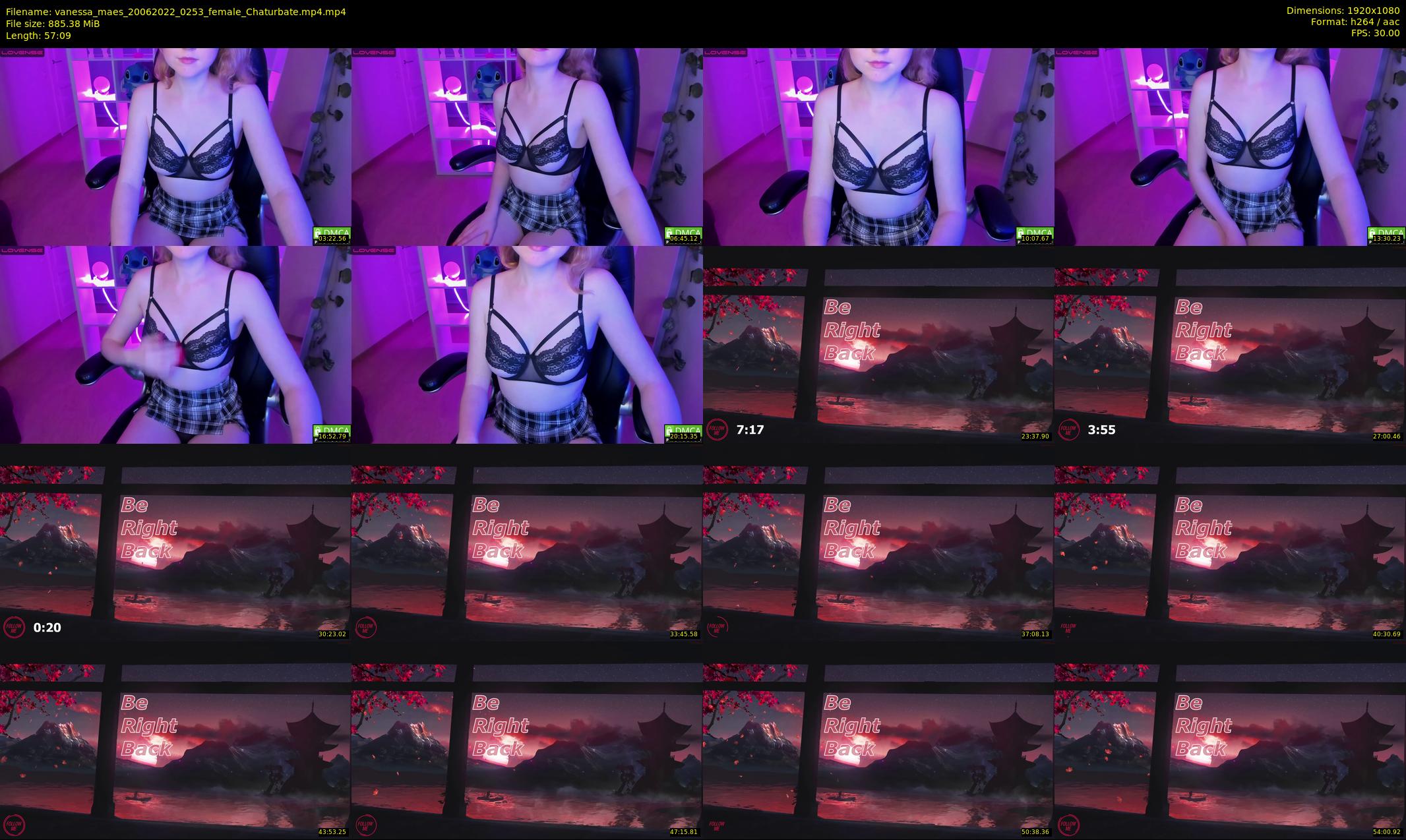 vanessa_maes — 58 minute Chaturbate female cam show recording, 1080p, Jun 20, 2022