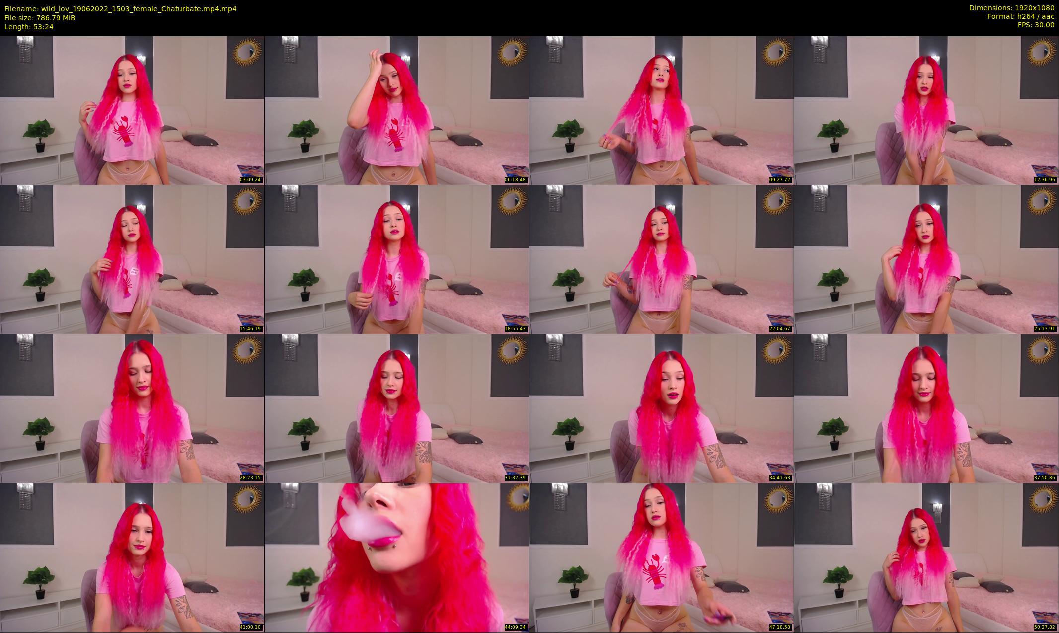 wild_lov — 54 minute Chaturbate female cam show recording, 1080p, Jun 19, 2022