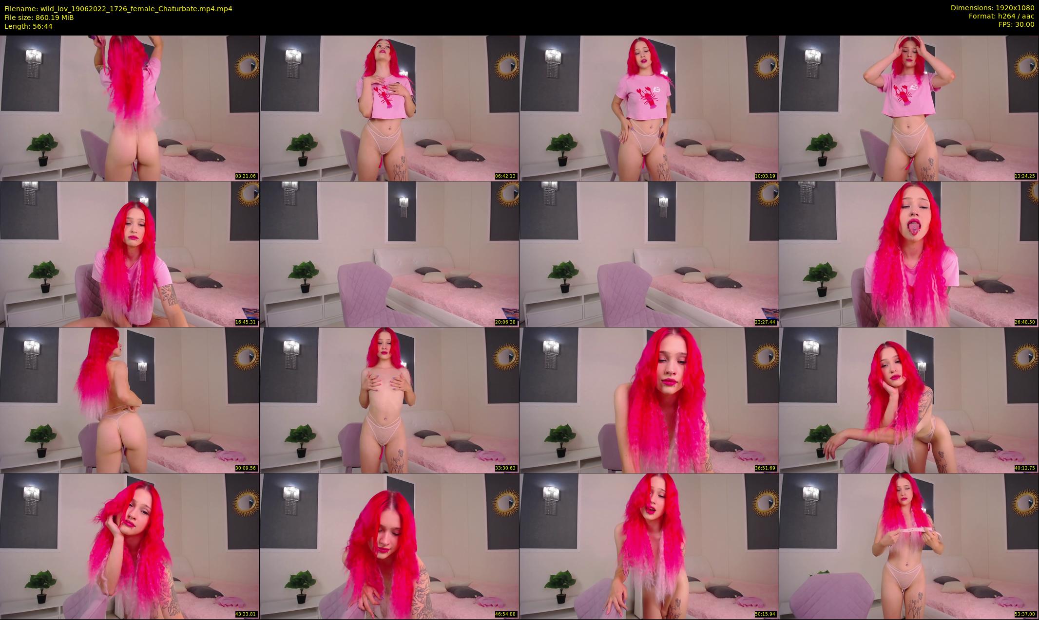 wild_lov — 57 minute Chaturbate female cam show recording, 1080p, Jun 19, 2022