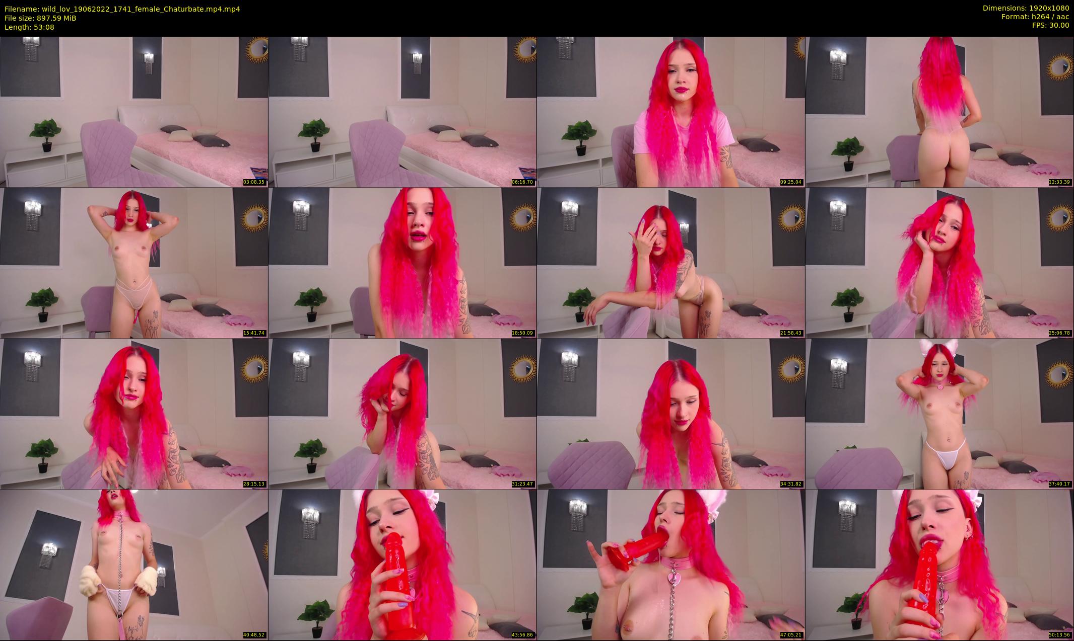 wild_lov — 54 minute Chaturbate female cam show recording, 1080p, Jun 19, 2022