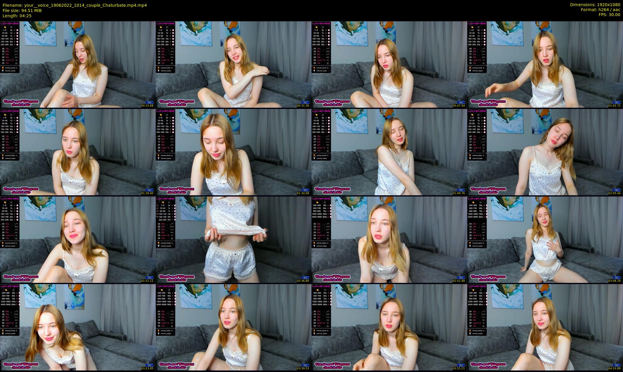 your__voice — 5 minute Chaturbate female cam show recording, 1080p, Jun 19, 2022