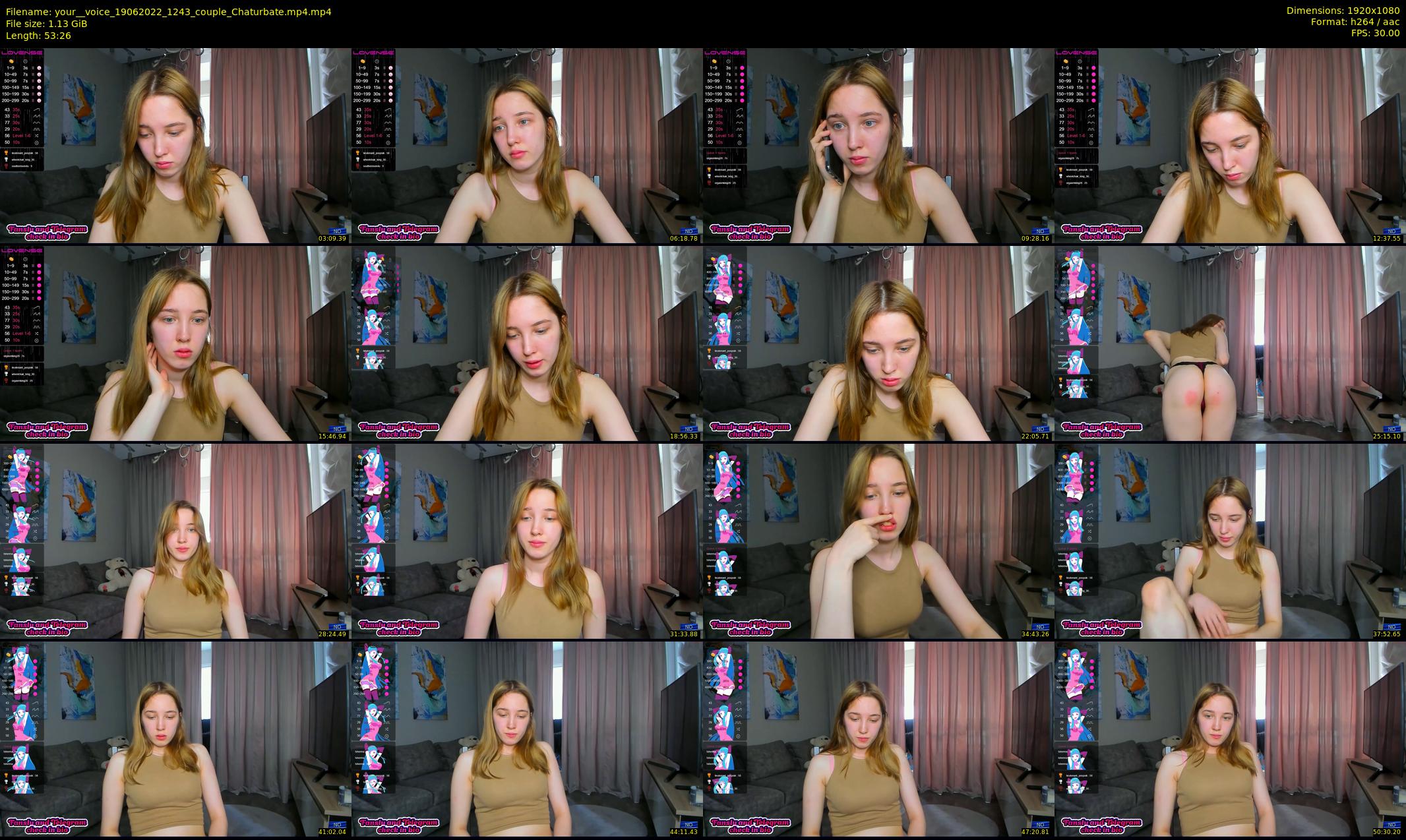 your__voice — 54 minute Chaturbate female cam show recording, 1080p, Jun 19, 2022
