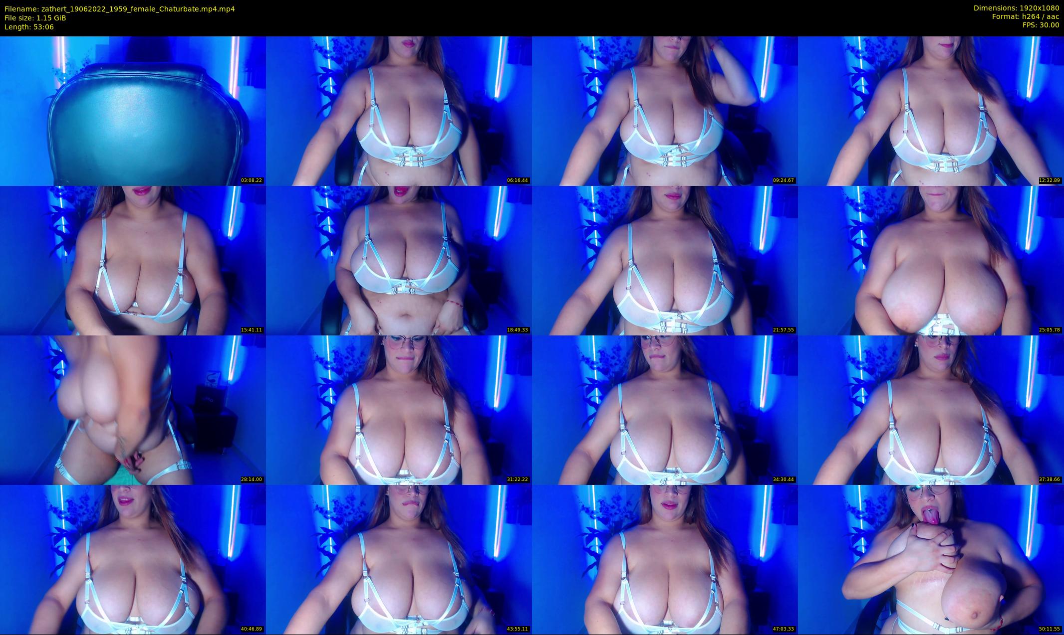 zathert — 54 minute Chaturbate female cam show recording, 1080p, Jun 19, 2022