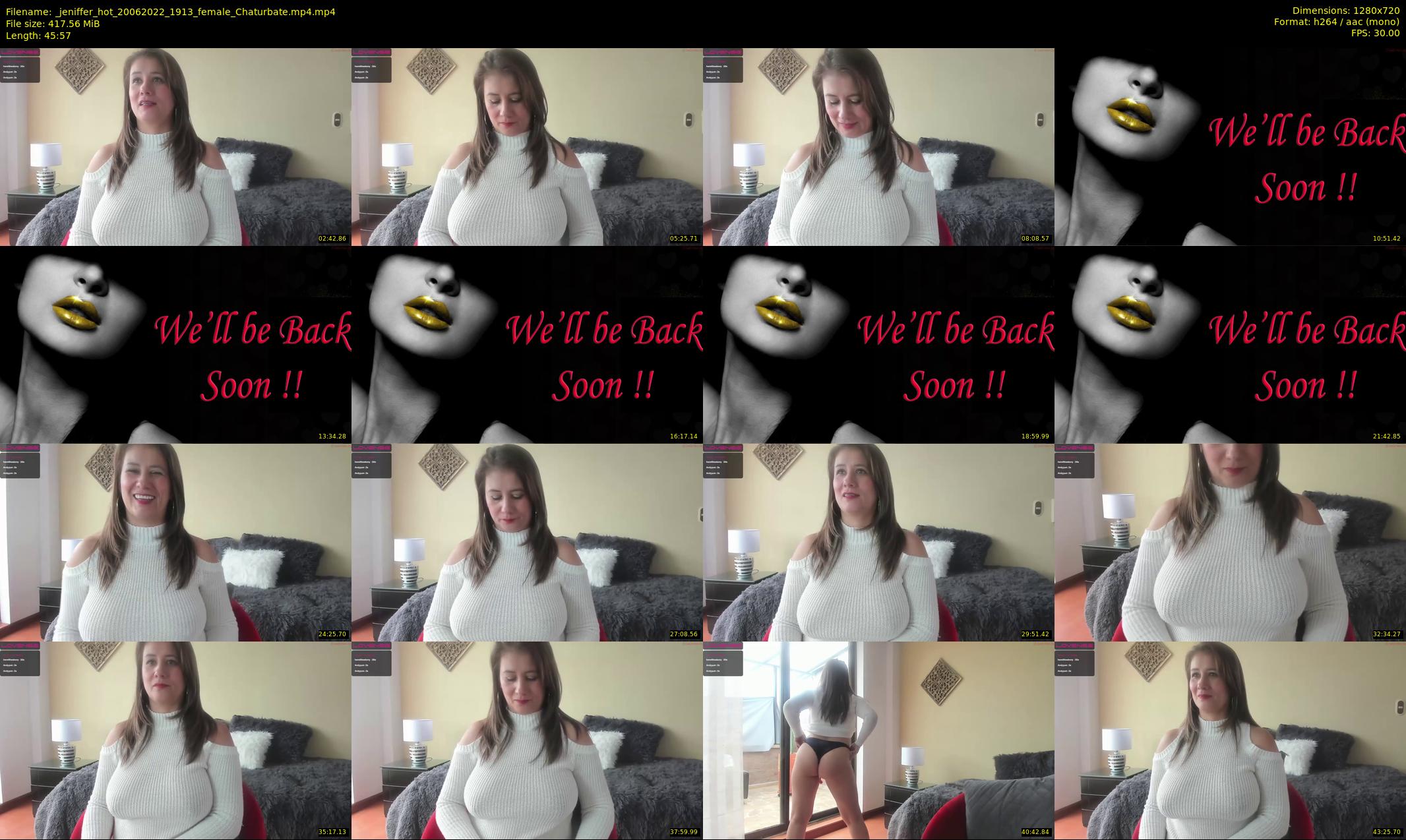 _jeniffer_hot — 46 minute Chaturbate female cam show recording, 720p, Jun 20, 2022