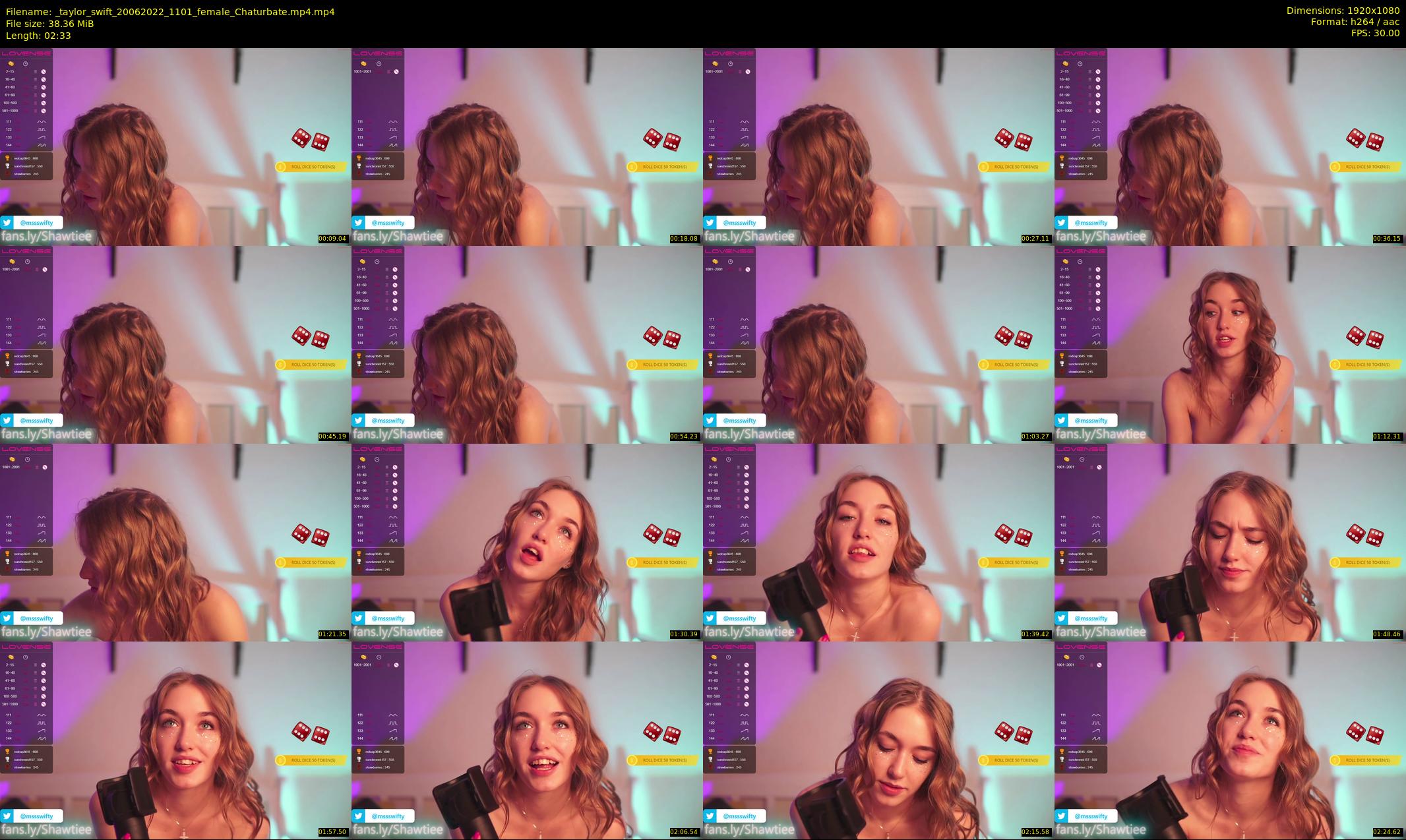 _taylor_swift — 3 minute Chaturbate female cam show recording, 1080p, Jun 20, 2022