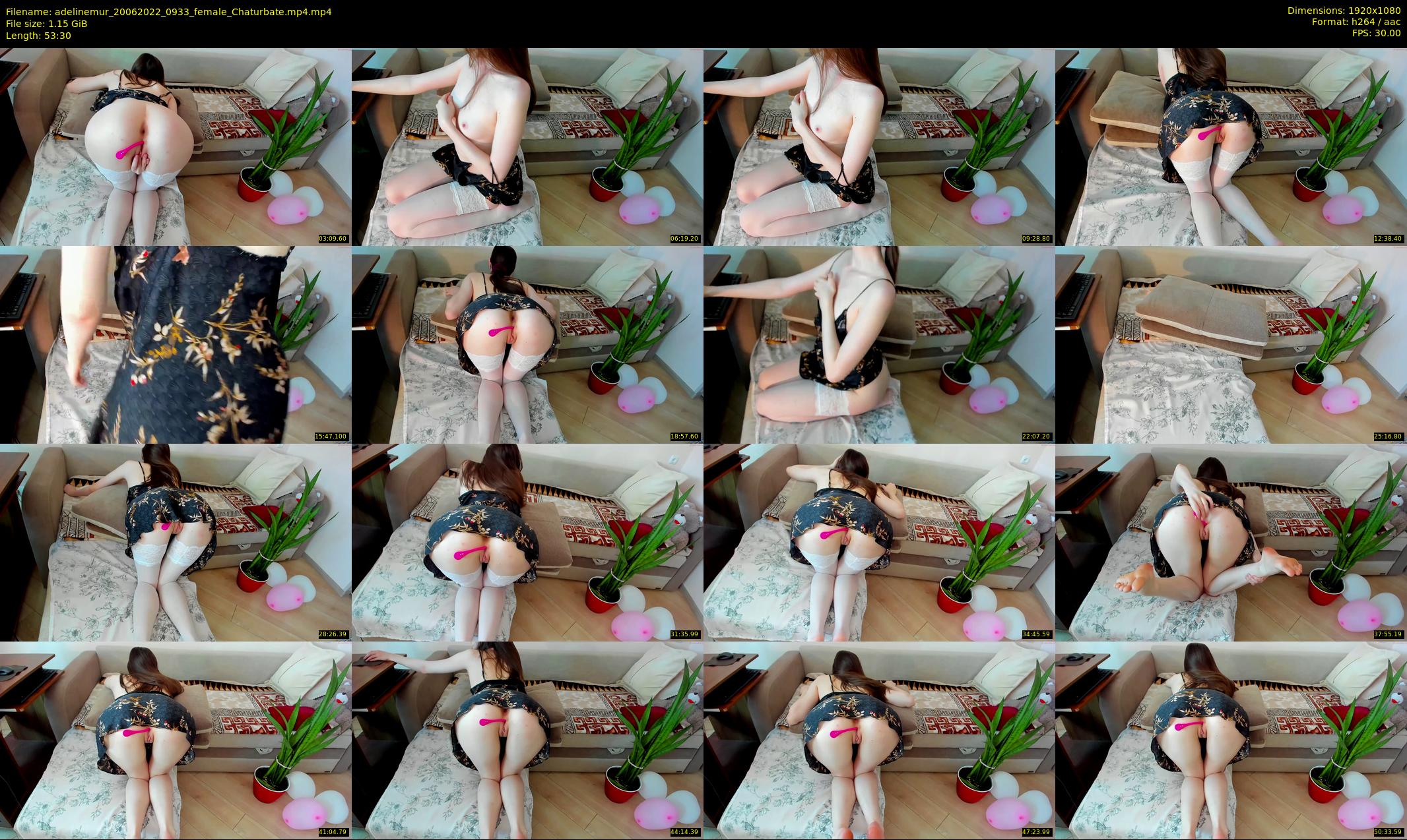 adelinemur — 54 minute Chaturbate female cam show recording, 1080p, Jun 20, 2022