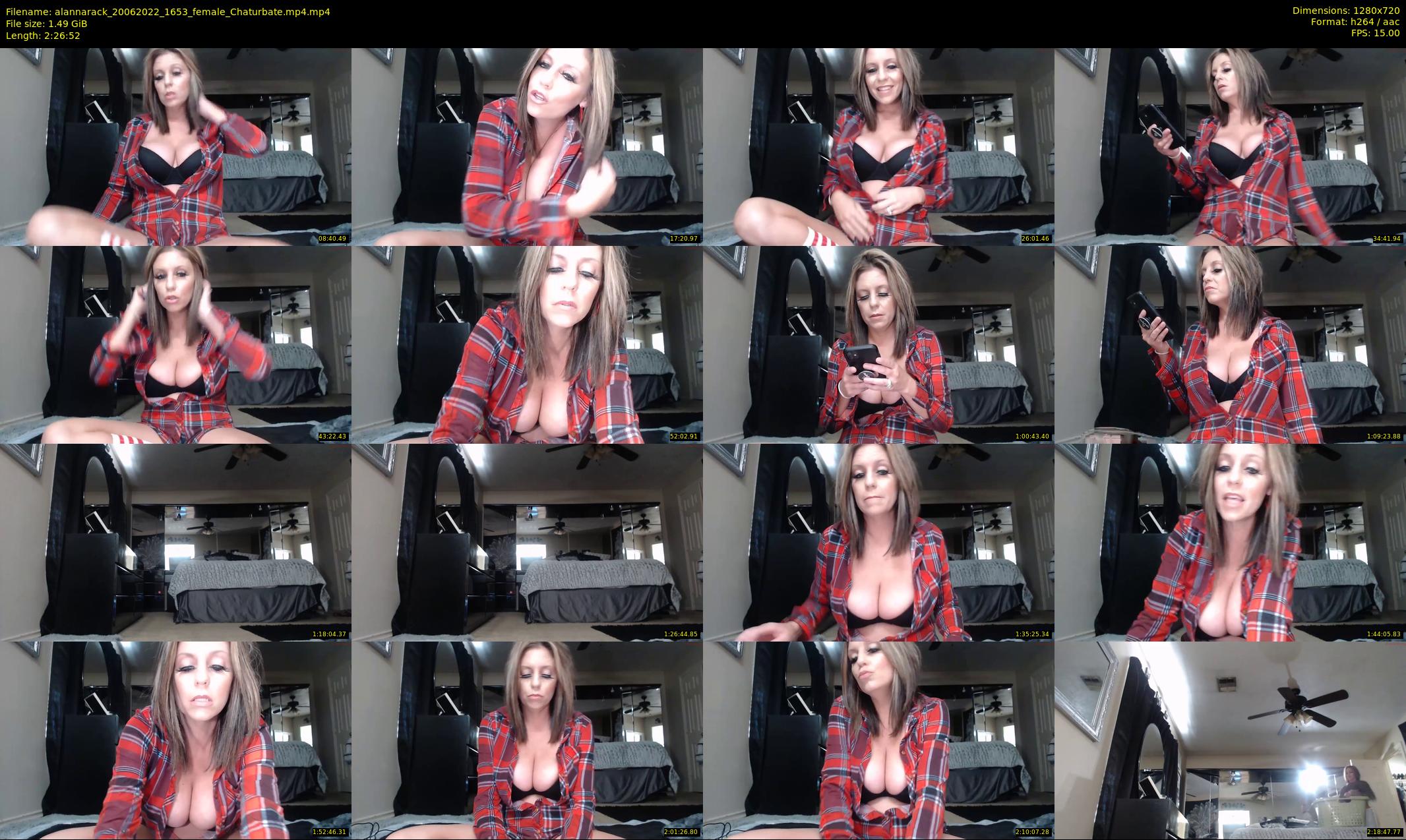 alannarack — 147 minute Chaturbate female cam show recording, 720p, Jun 20, 2022