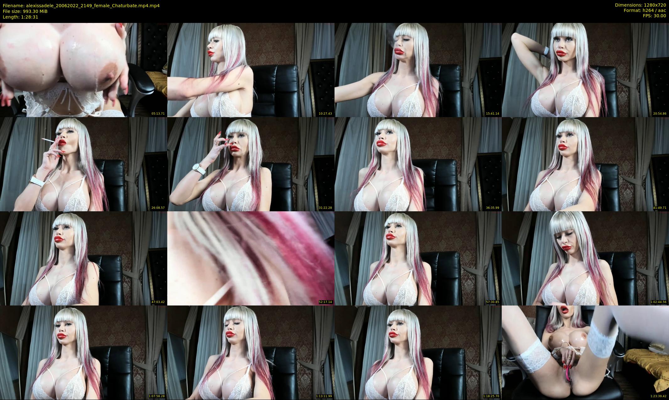 alexissadele — 89 minute Chaturbate female cam show recording, 720p, Jun 20, 2022