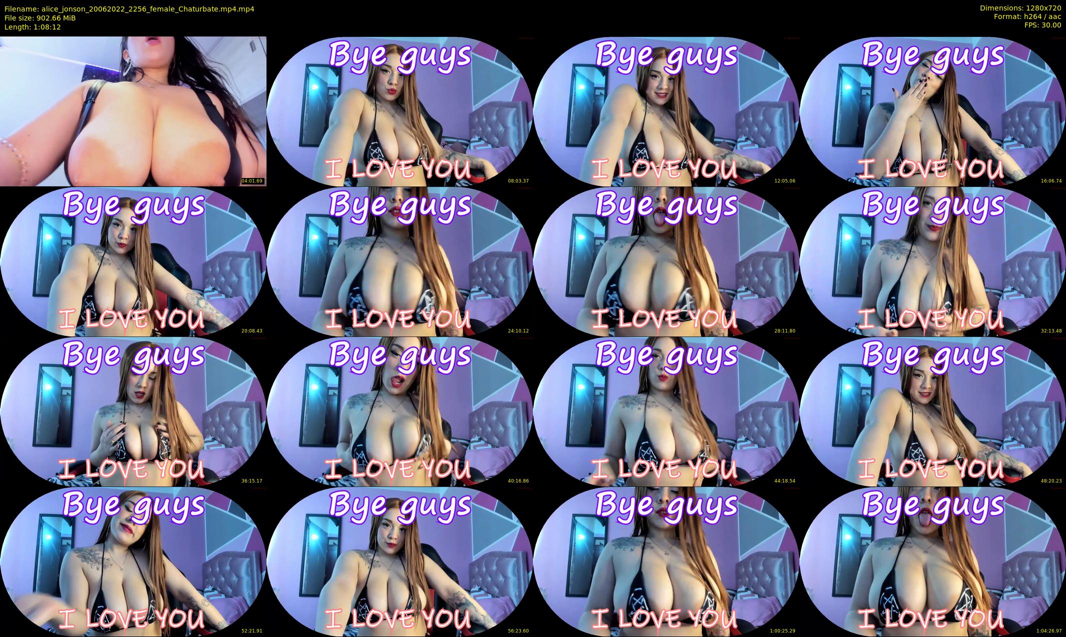 alice_jonson — 69 minute Chaturbate female cam show recording, 720p, Jun 20, 2022