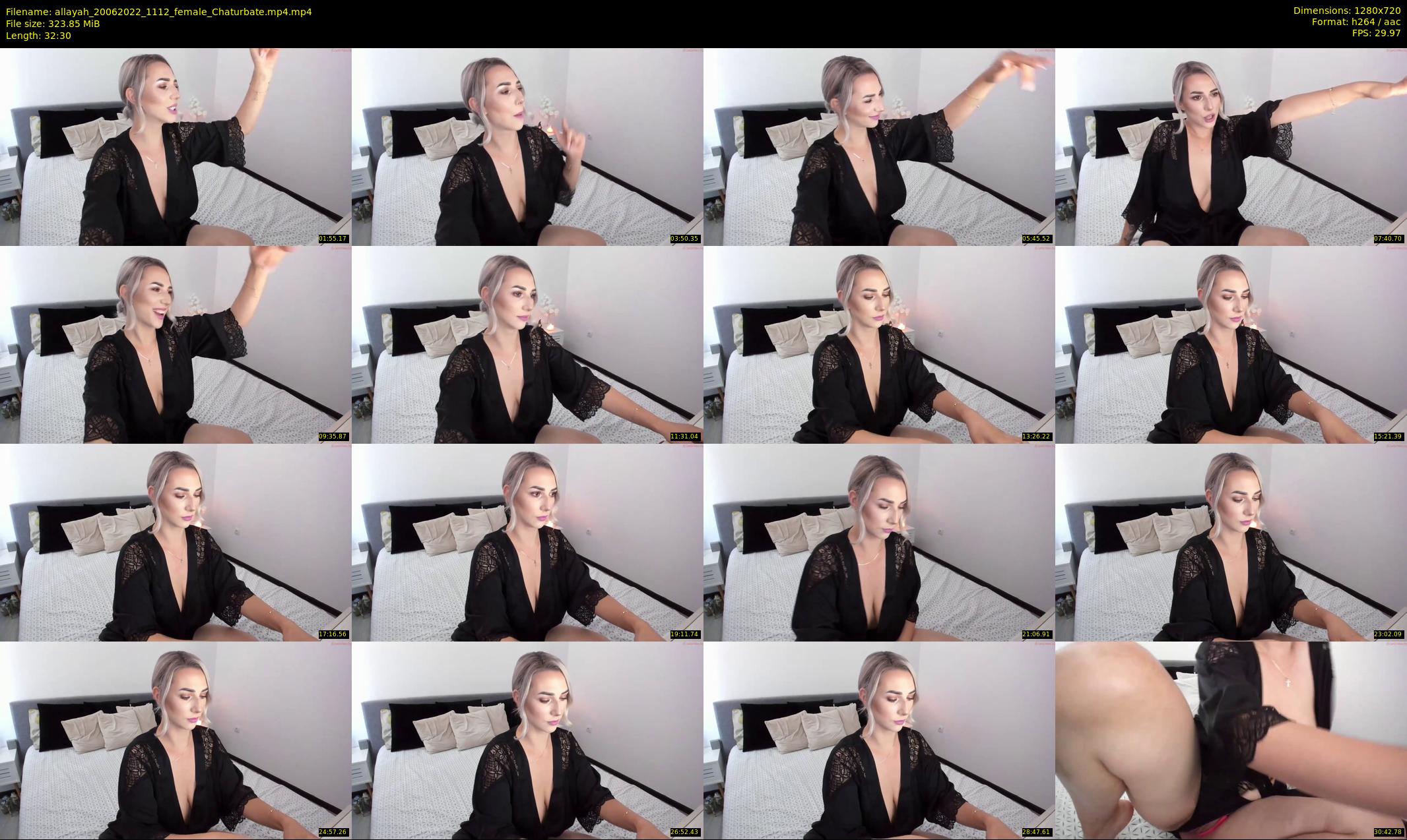allayah — 33 minute Chaturbate female cam show recording, 720p, Jun 20, 2022