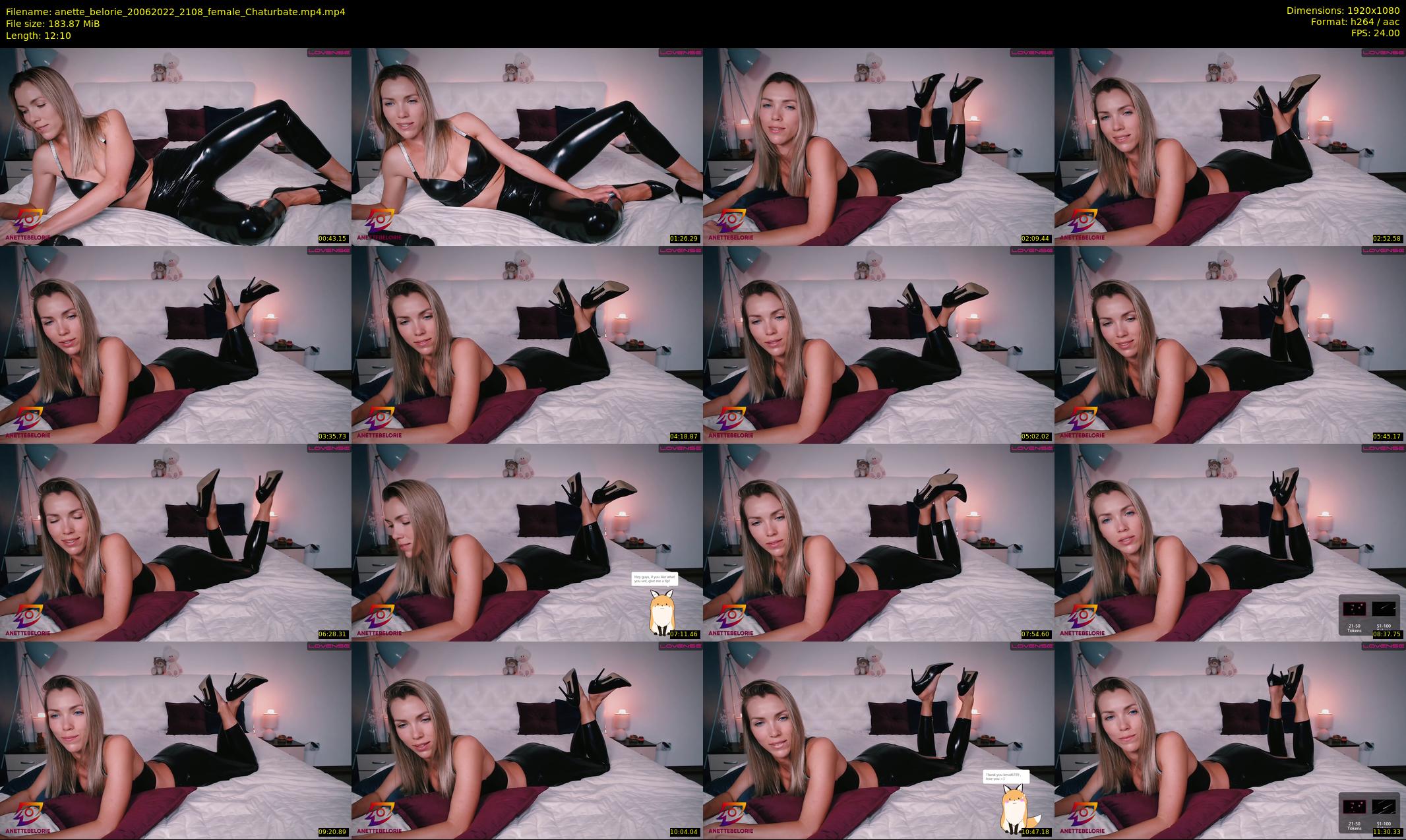 anette_belorie — 13 minute Chaturbate female cam show recording, 1080p, Jun 20, 2022