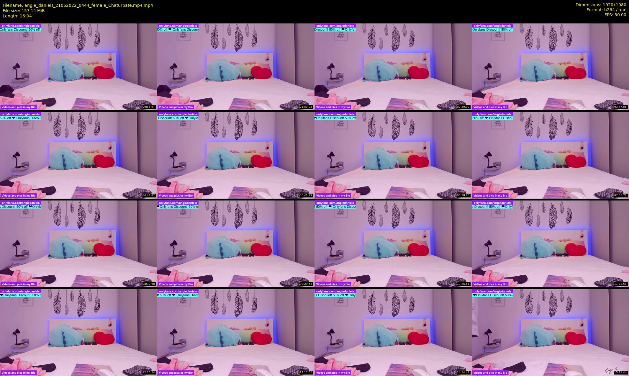 angie_daniels — 17 minute Chaturbate female cam show recording, 1080p, Jun 21, 2022