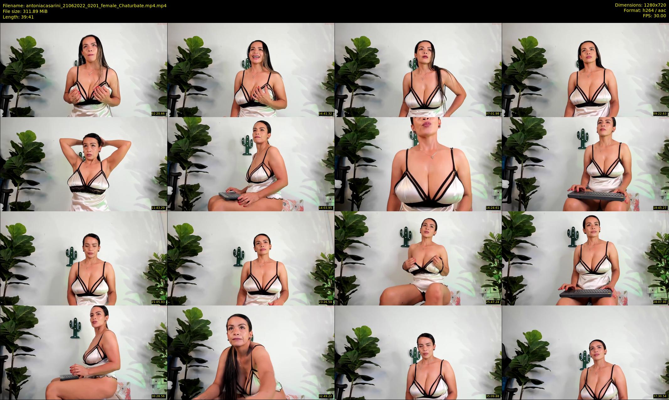 antoniacasarini — 40 minute Chaturbate female cam show recording, 720p, Jun 21, 2022
