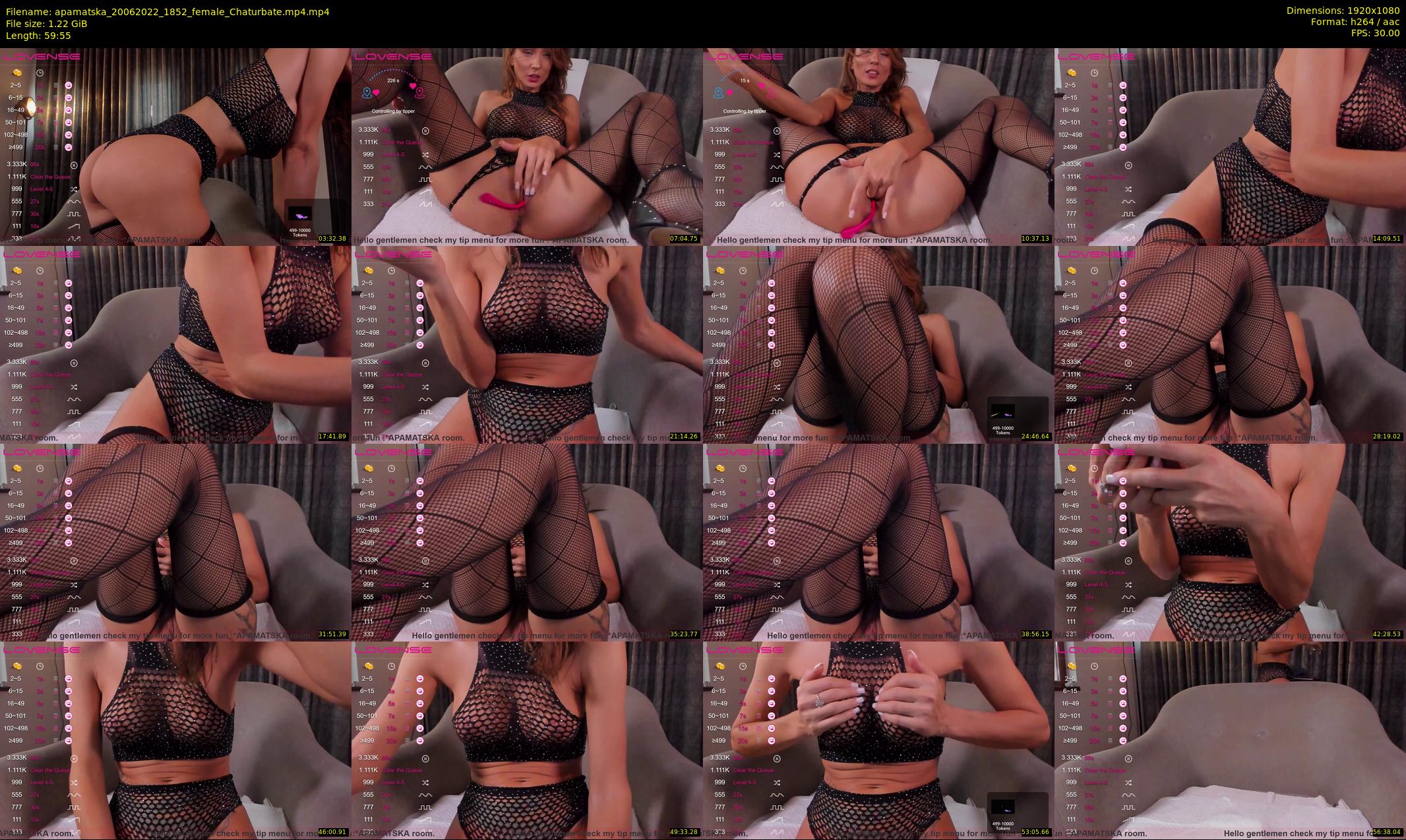 apamatska — 60 minute Chaturbate female cam show recording, 1080p, Jun 20, 2022