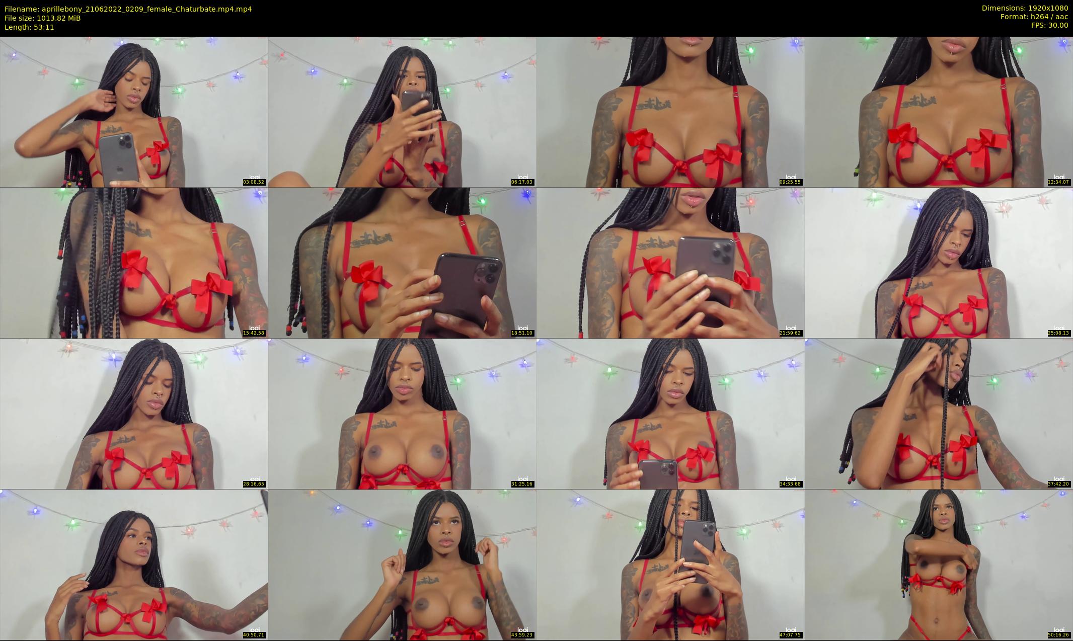 aprillebony — 54 minute Chaturbate female cam show recording, 1080p, Jun 21, 2022