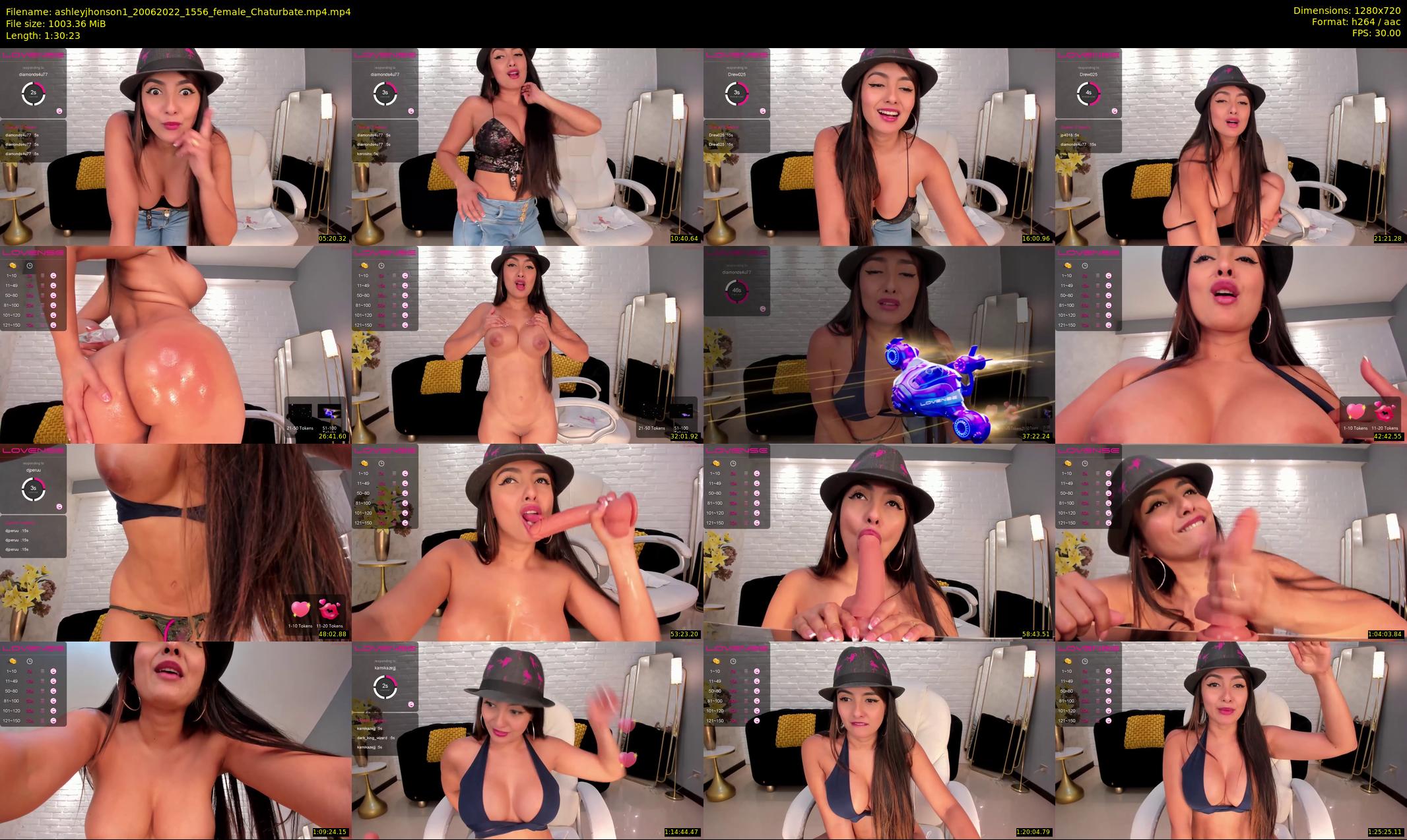 ashleyjhonson1 — 91 minute Chaturbate female cam show recording, 720p, Jun 20, 2022
