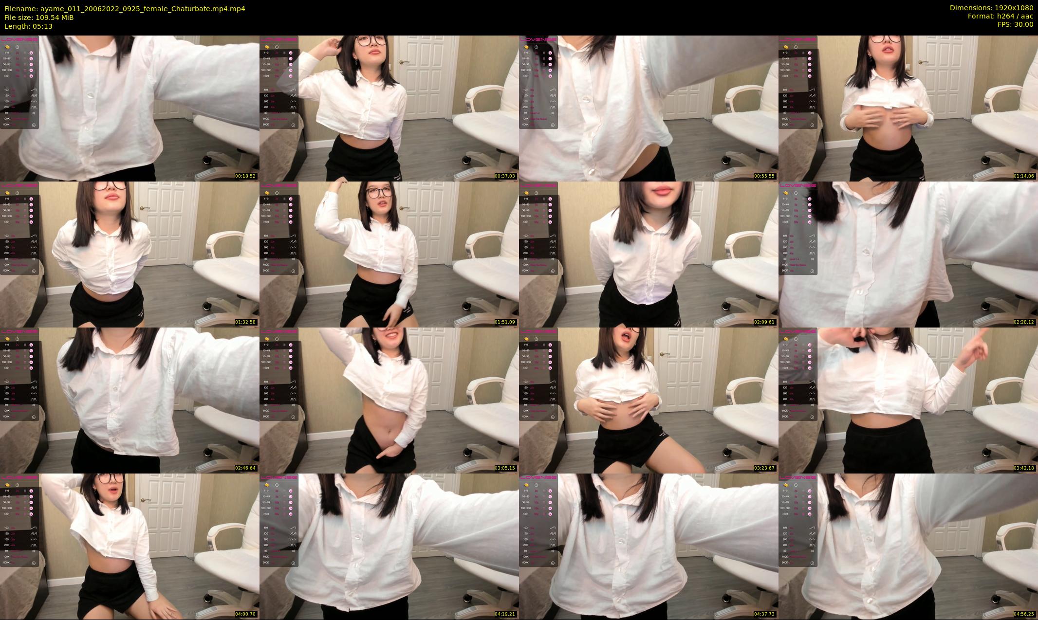 ayame_011 — 6 minute Chaturbate female cam show recording, 1080p, Jun 20, 2022