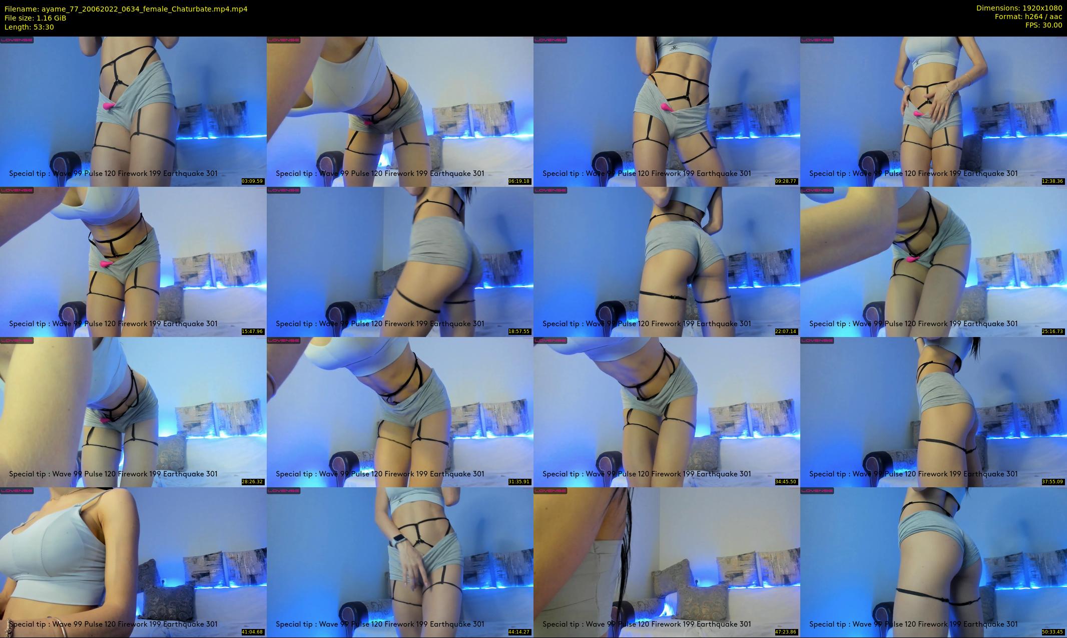 ayame_77 — 54 minute Chaturbate female cam show recording, 1080p, Jun 20, 2022