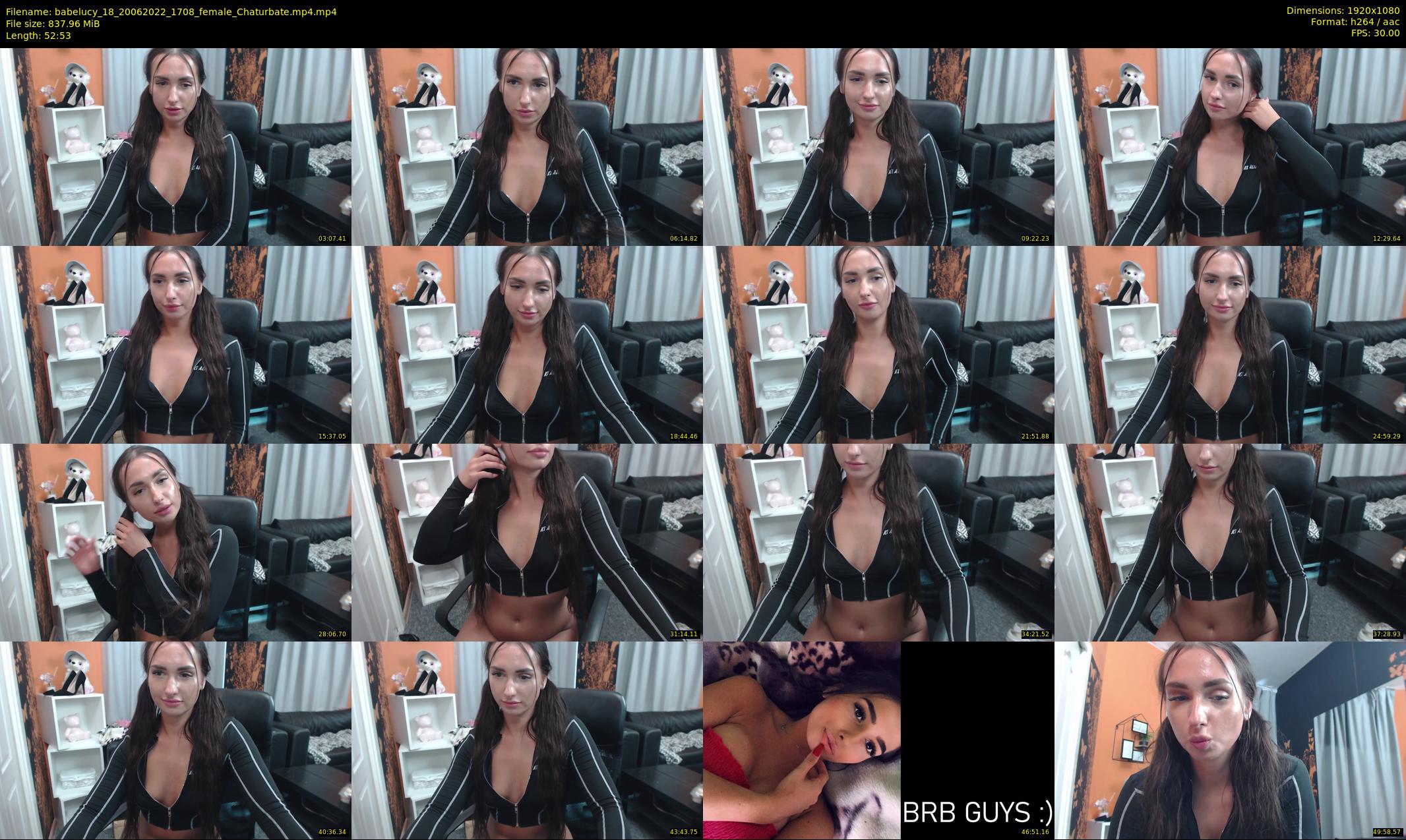 babelucy_18 — 53 minute Chaturbate female cam show recording, 1080p, Jun 20, 2022