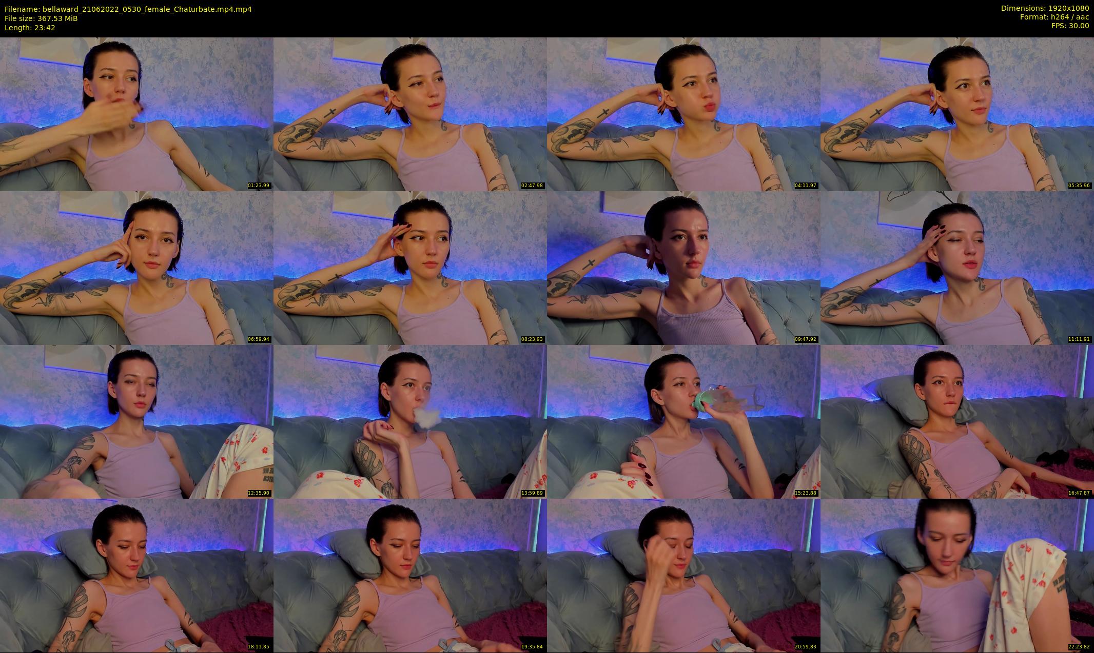 bellaward — 24 minute Chaturbate female cam show recording, 1080p, Jun 21, 2022